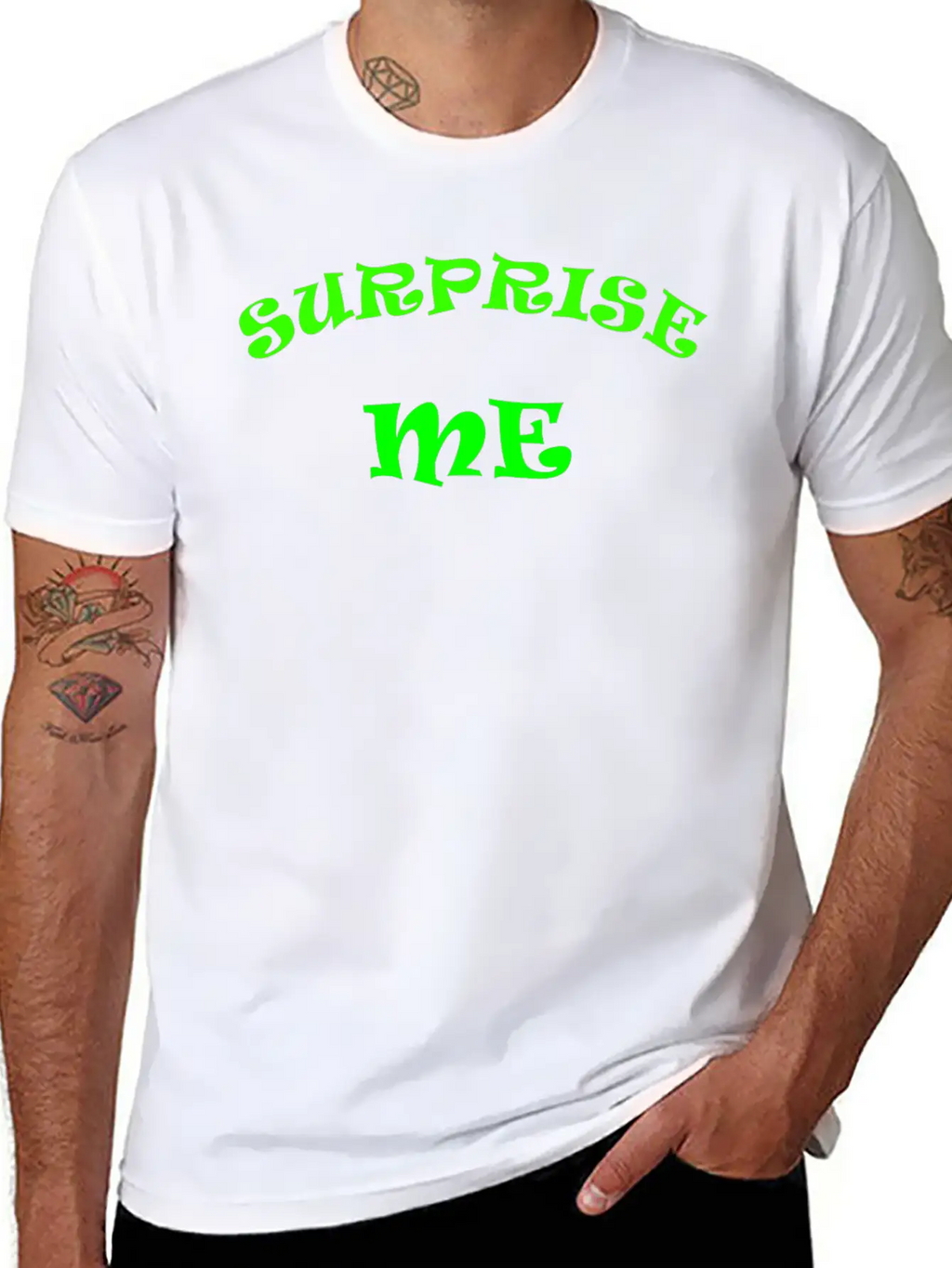 Surprise Me Unisex Casual T-Shirt – Clean Design For Daily Comfort