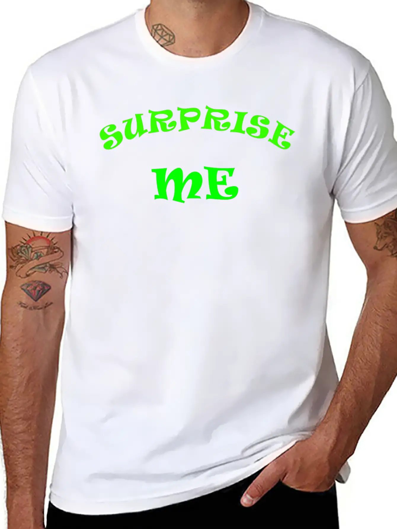 Surprise Me Unisex Casual T-Shirt – Clean Design For Daily Comfort