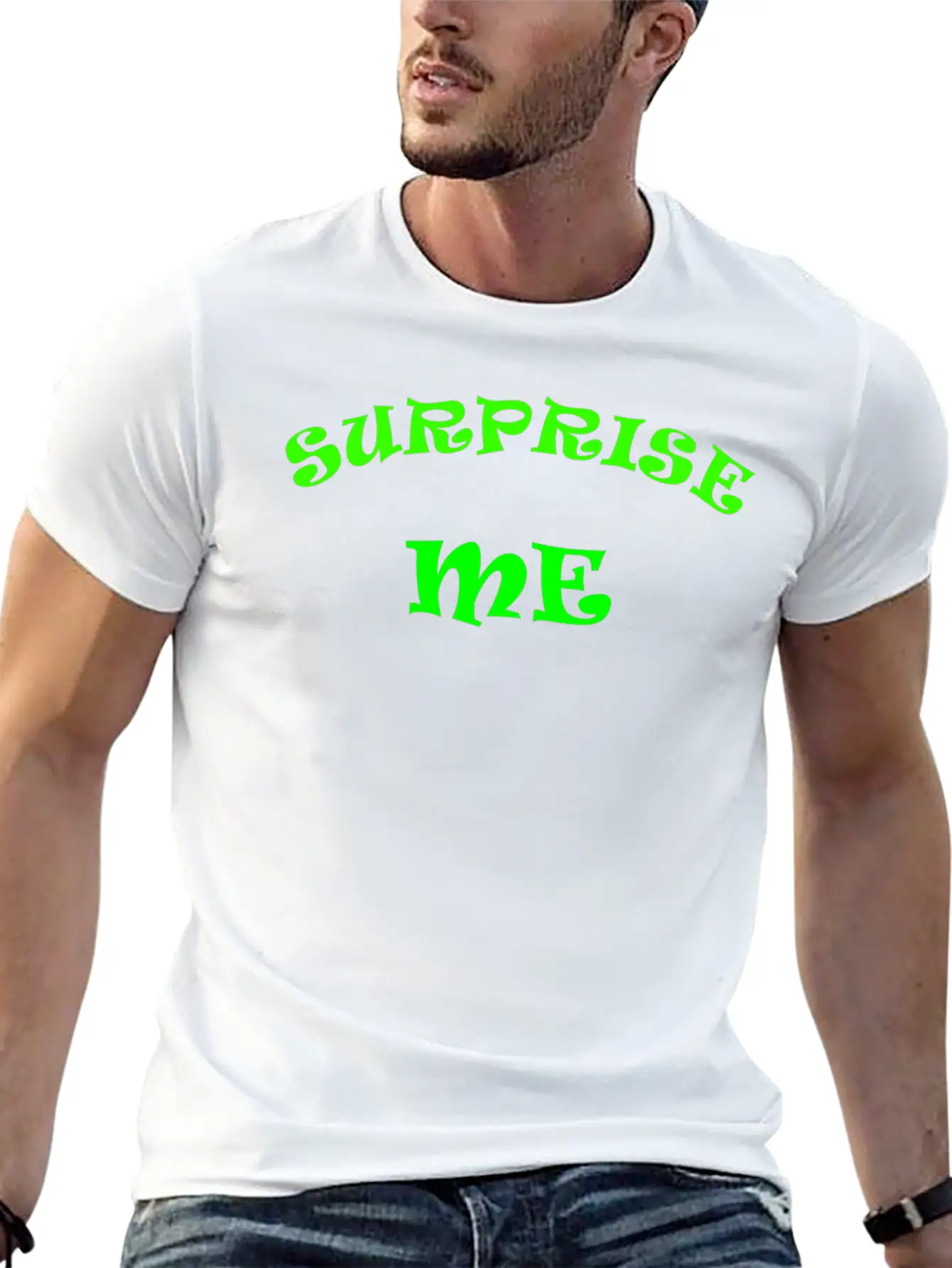 Surprise Me Unisex Casual T-Shirt – Clean Design For Daily Comfort