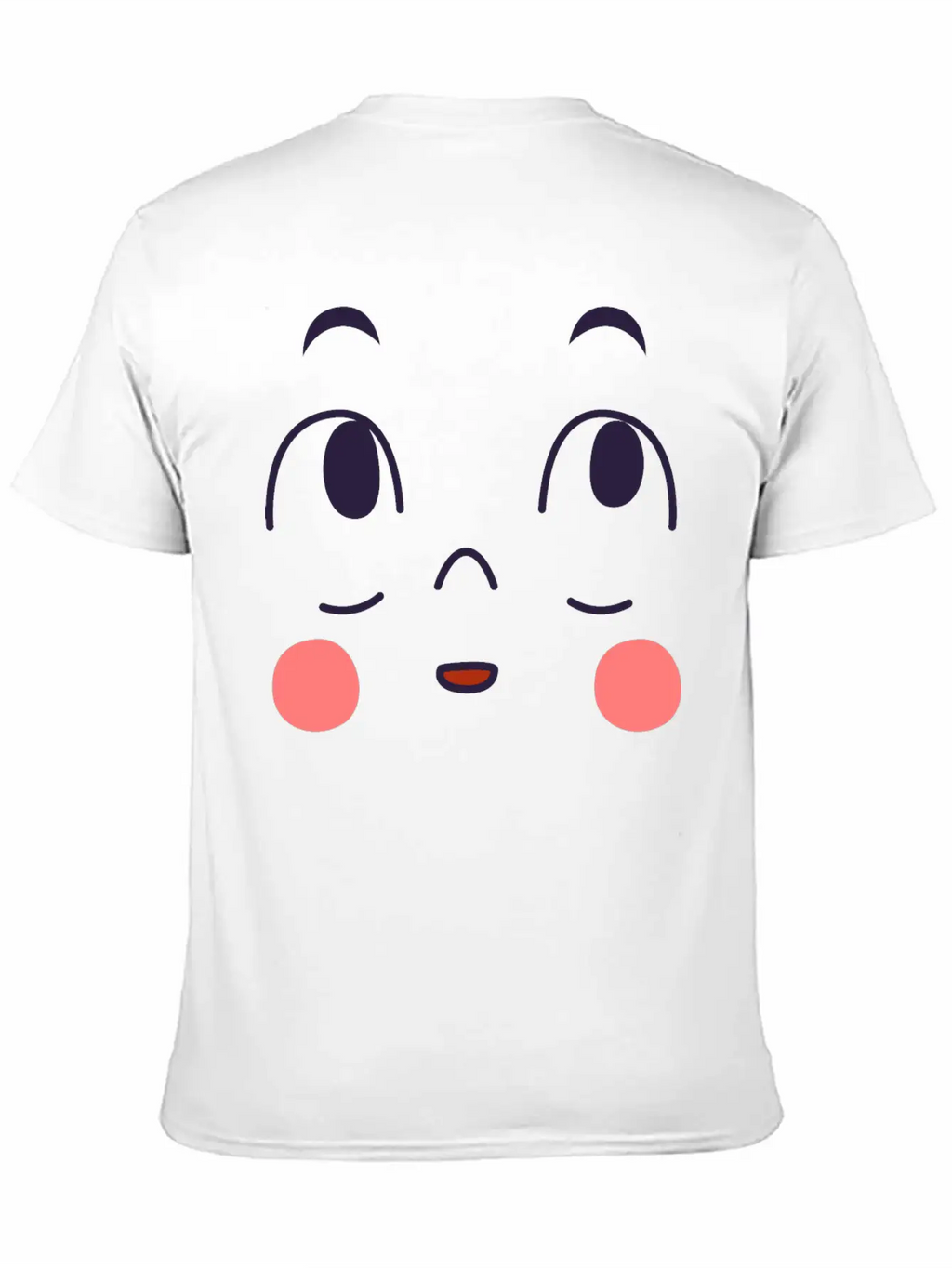 Surprised Expression Of Cartoon Emotion Face Essential Cotton Tee For Daily Outfits – Unisex Style