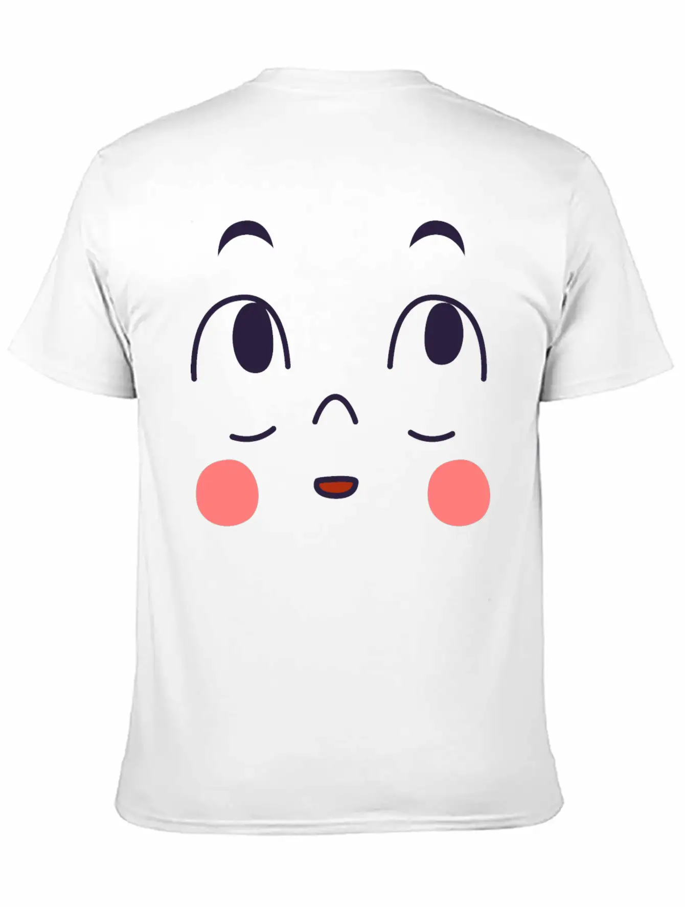 Surprised Expression Of Cartoon Emotion Face Essential Cotton Tee For Daily Outfits – Unisex Style