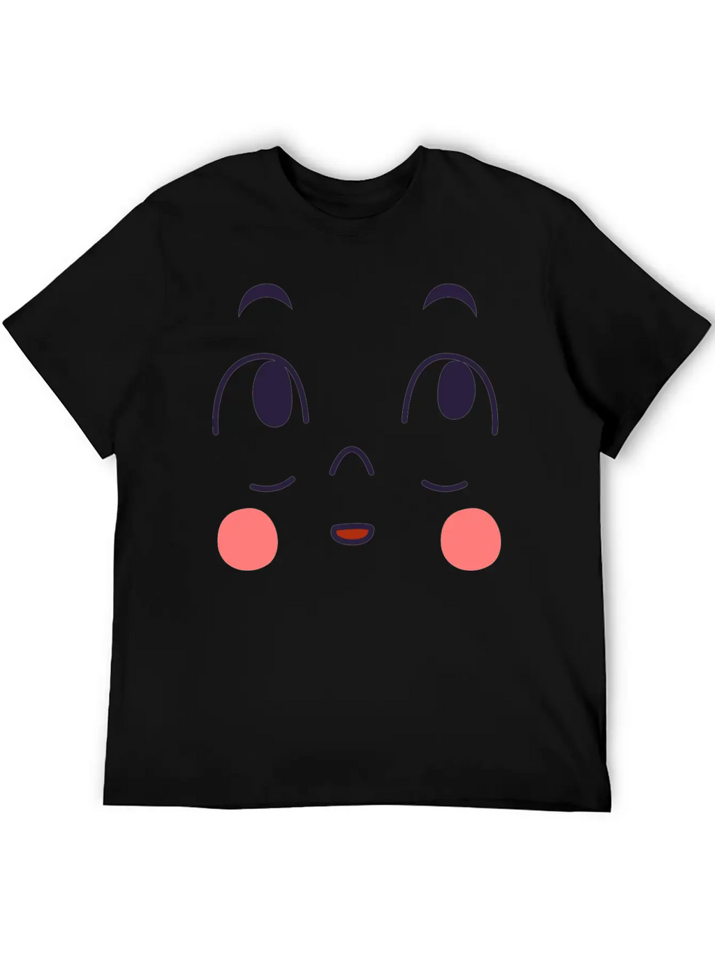 Surprised Expression Of Cartoon Emotion Face Essential Cotton Tee For Daily Outfits – Unisex Style