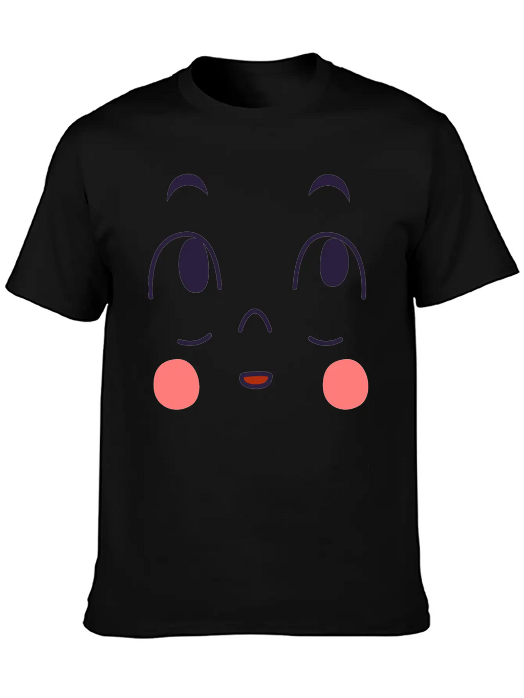 Surprised Expression Of Cartoon Emotion Face Essential Cotton Tee For Daily Outfits – Unisex Style