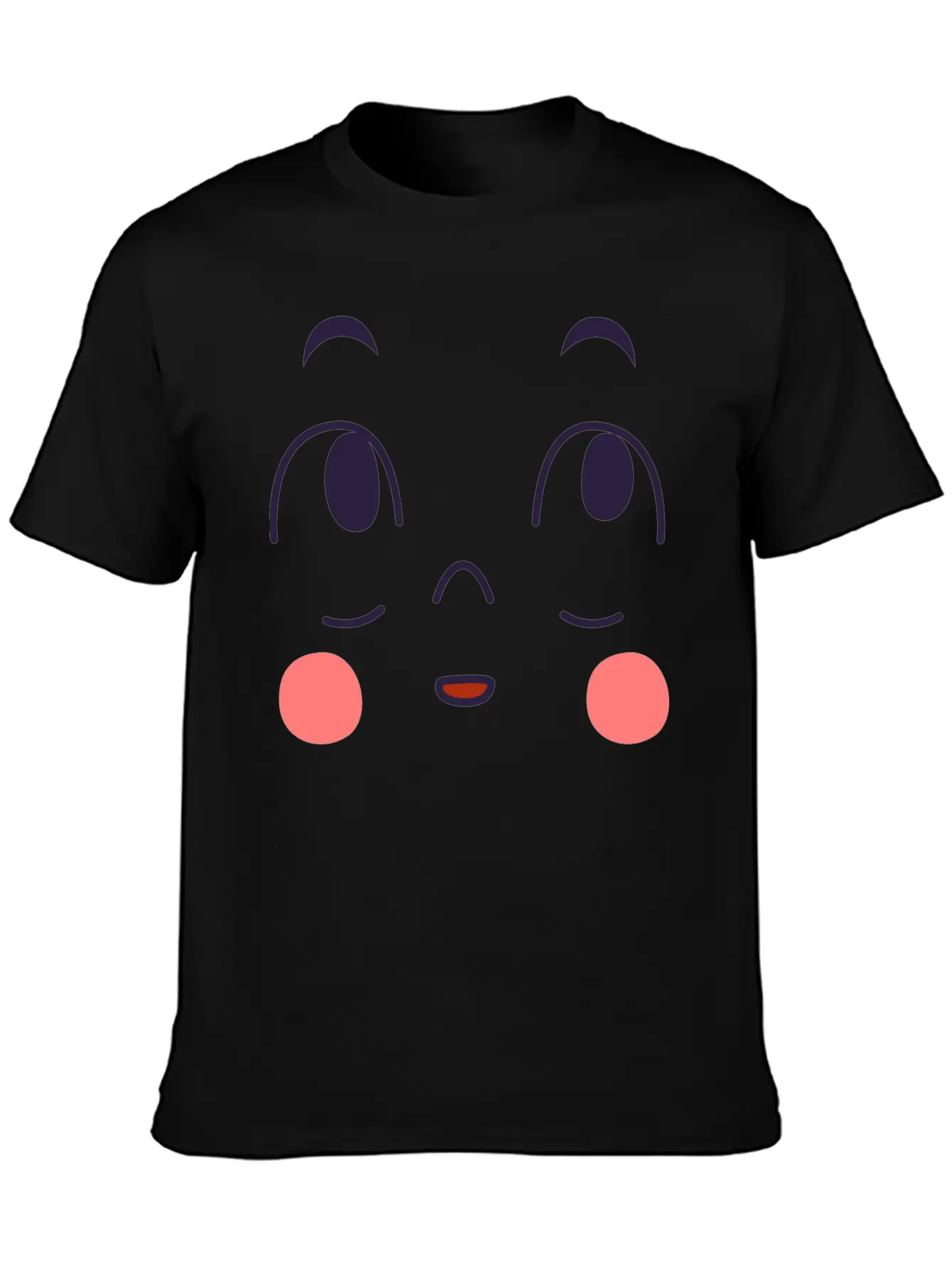 Surprised Expression Of Cartoon Emotion Face Essential Cotton Tee For Daily Outfits – Unisex Style