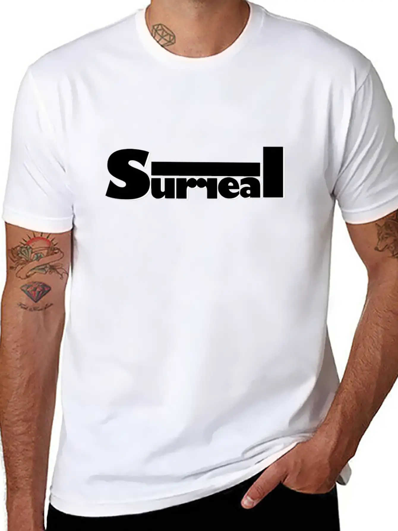 Surreal Logo Relaxed Everyday Tee – Lightweight And Durable Cotton