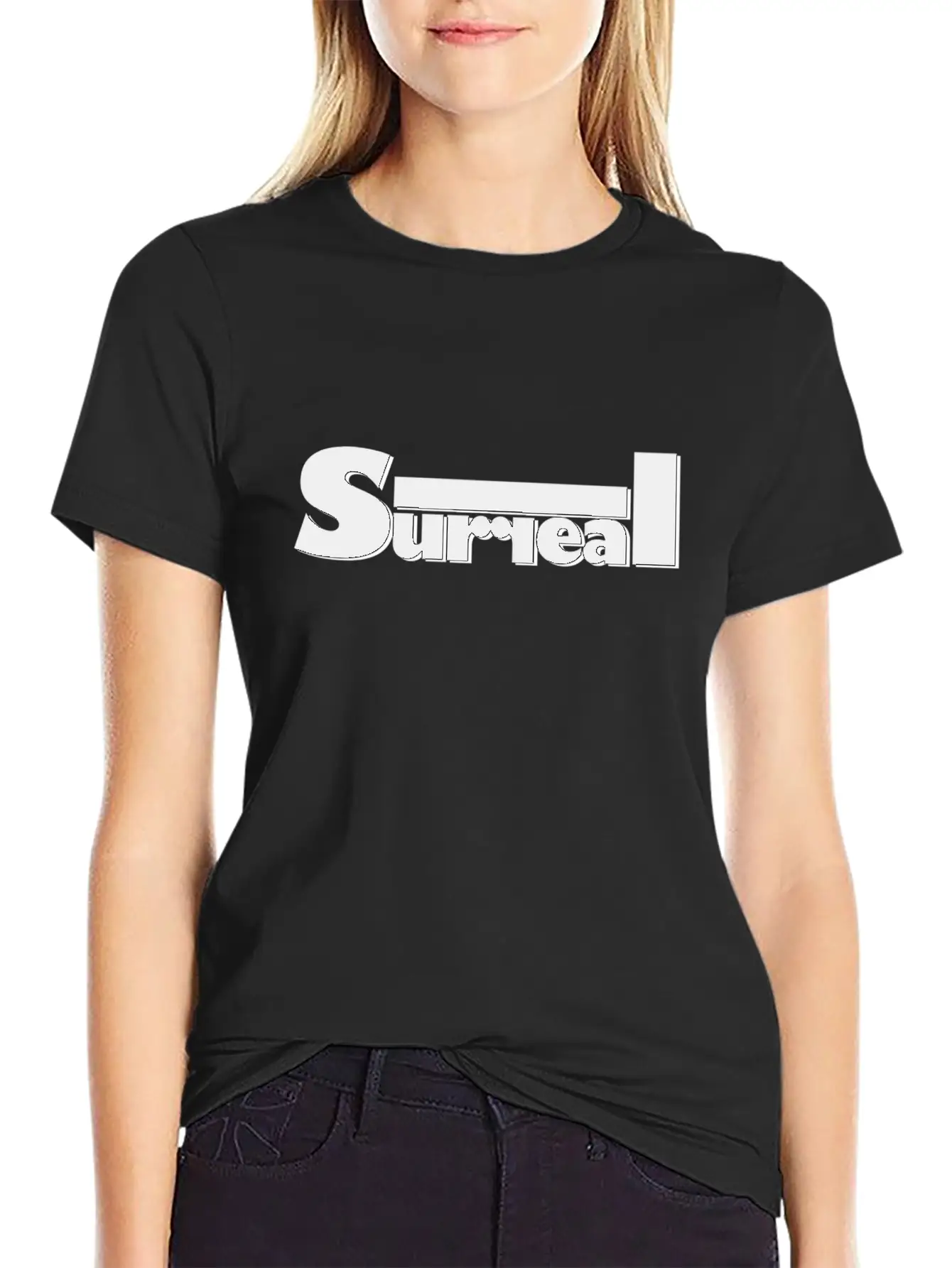 Surreal Logo Relaxed Everyday Tee – Lightweight And Durable Cotton