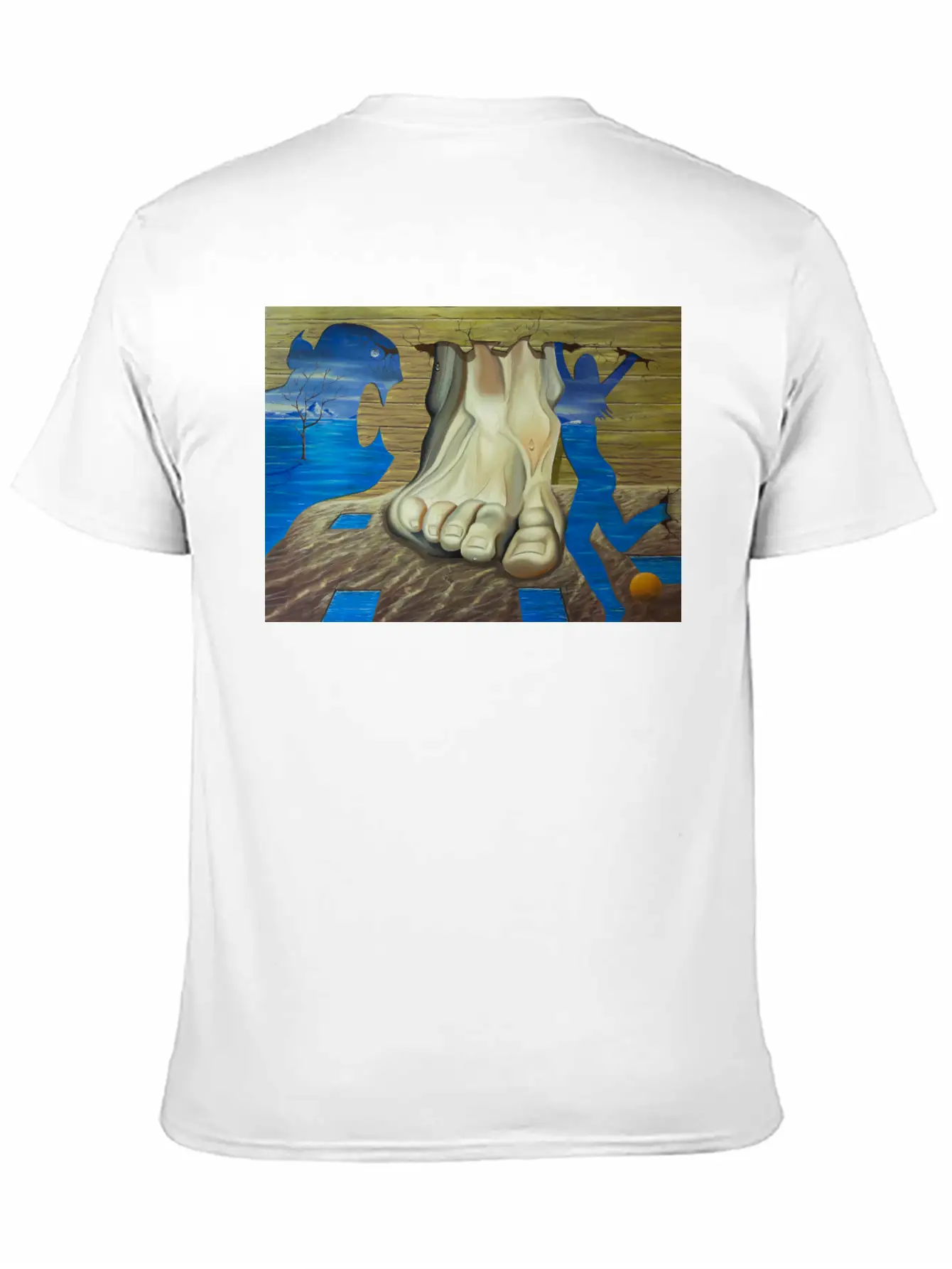 SURREAL PAINTING Basic Graphic T-Shirt – Daily Comfort In Soft Cotton