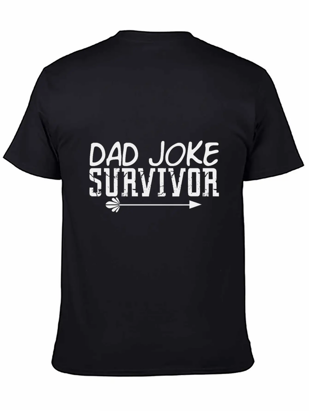 Survivor Of The Dad Joke Unisex Casual T-Shirt – Clean Design For Daily Comfort