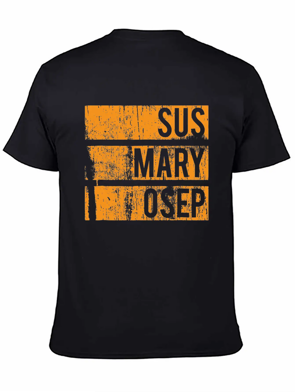 Sus Mary Osep Orange Grunge Relaxed Everyday Tee – Lightweight And Durable Cotton