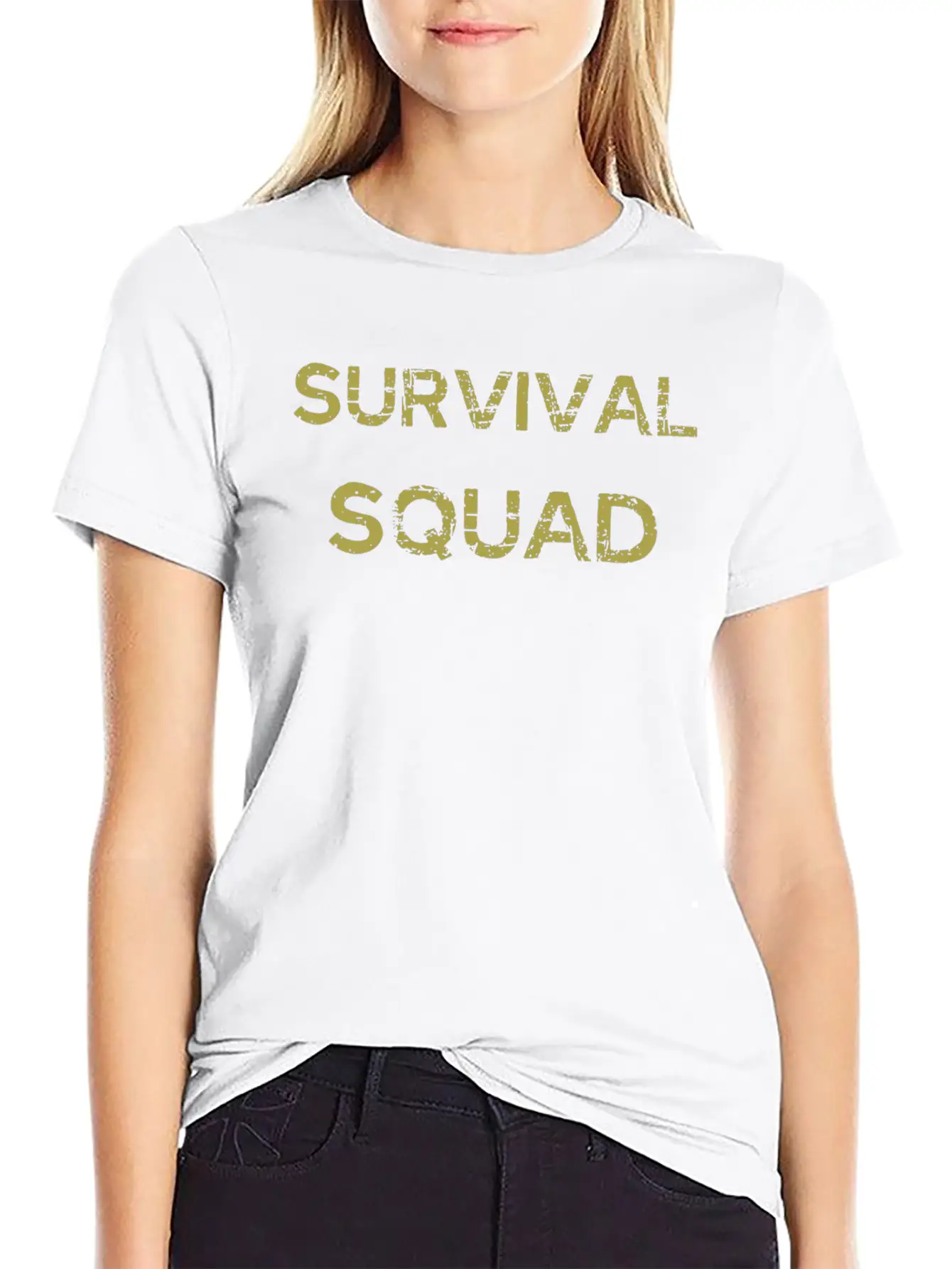 SUSQ 24 Tropical Green Essential Cotton Tee For Daily Outfits – Unisex Style
