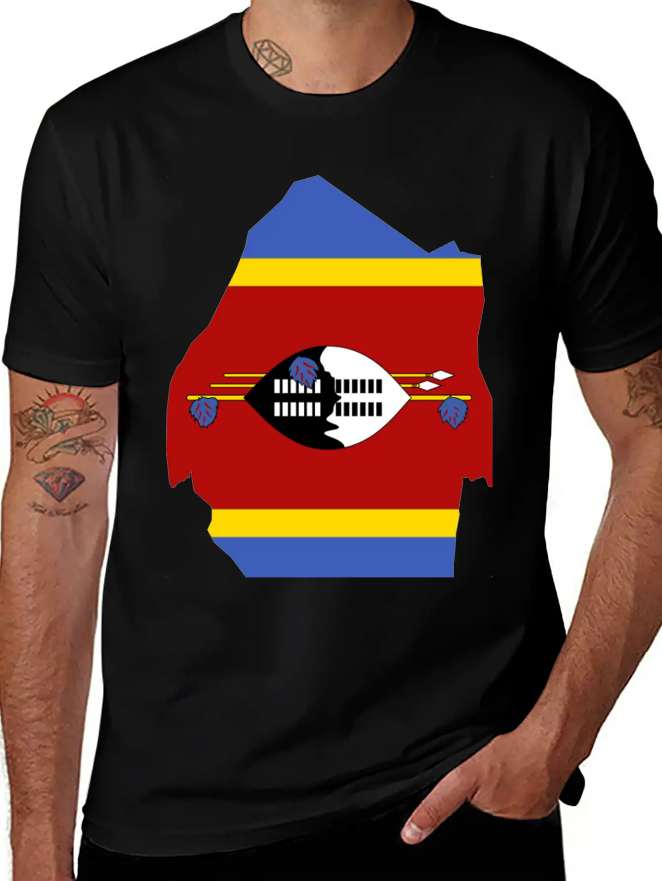 Swaziland Classic Cotton Tee – Unisex Comfort For Any Season