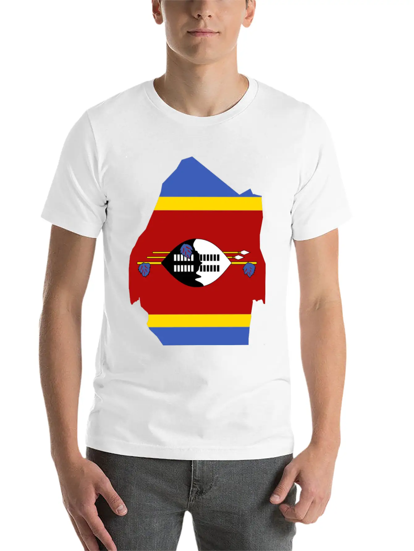 Swaziland Classic Cotton Tee – Unisex Comfort For Any Season