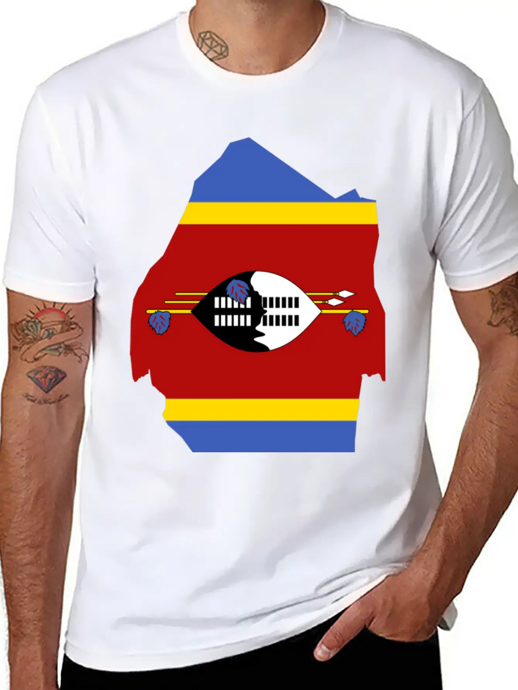 Swaziland Classic Cotton Tee – Unisex Comfort For Any Season