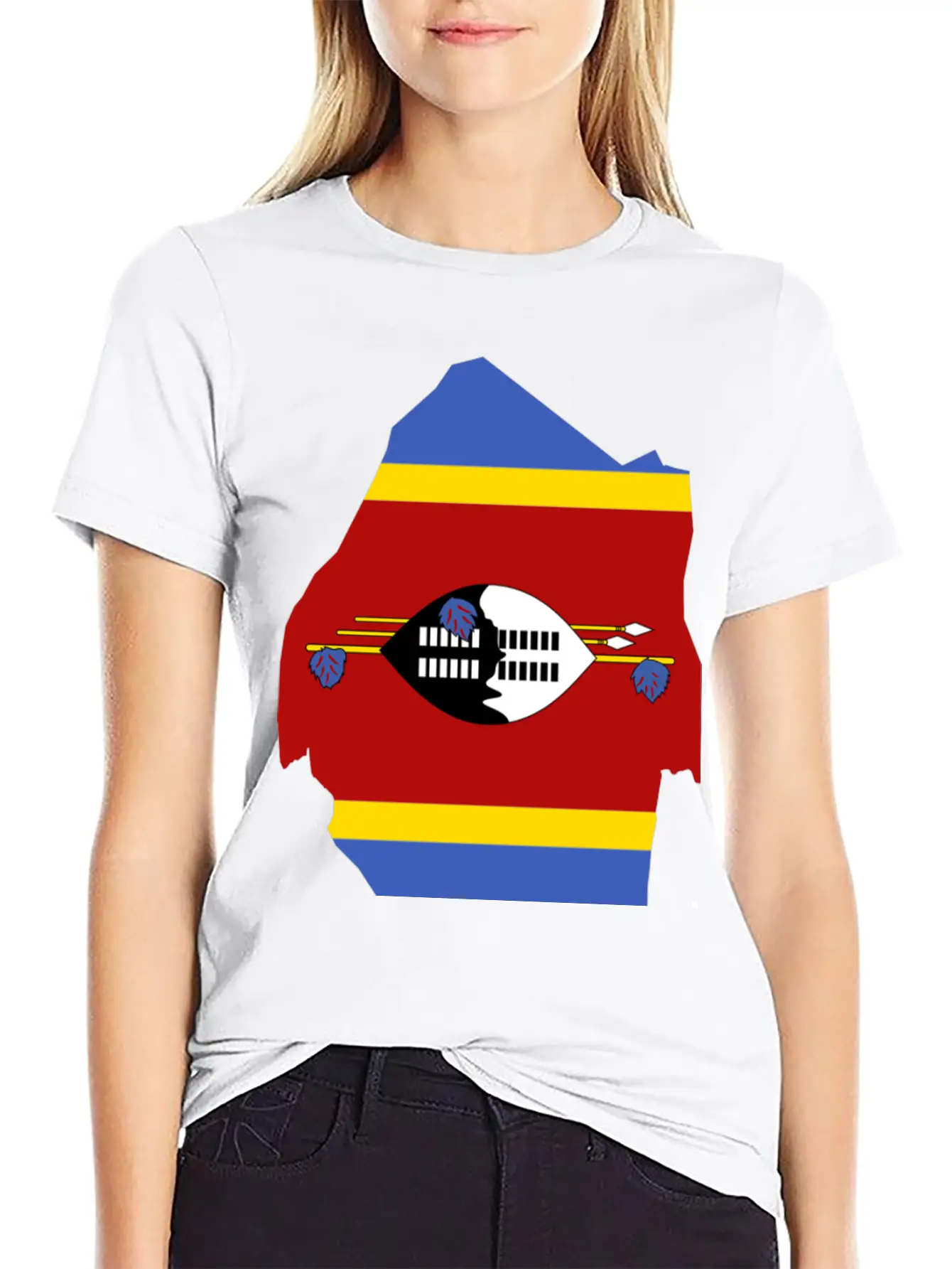 Swaziland Classic Cotton Tee – Unisex Comfort For Any Season