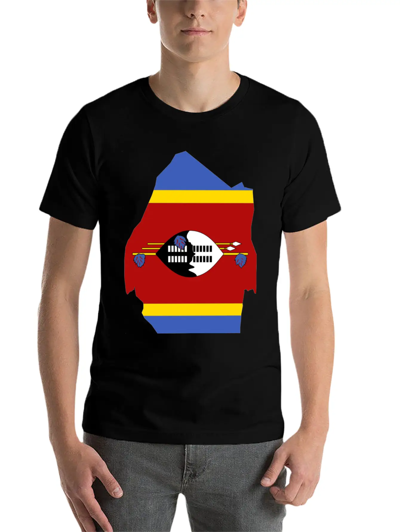 Swaziland Classic Cotton Tee – Unisex Comfort For Any Season