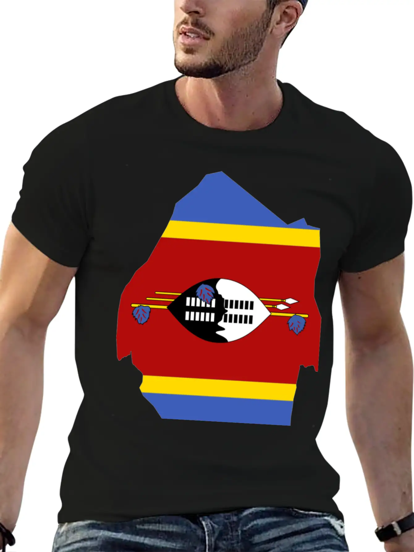Swaziland Classic Cotton Tee – Unisex Comfort For Any Season