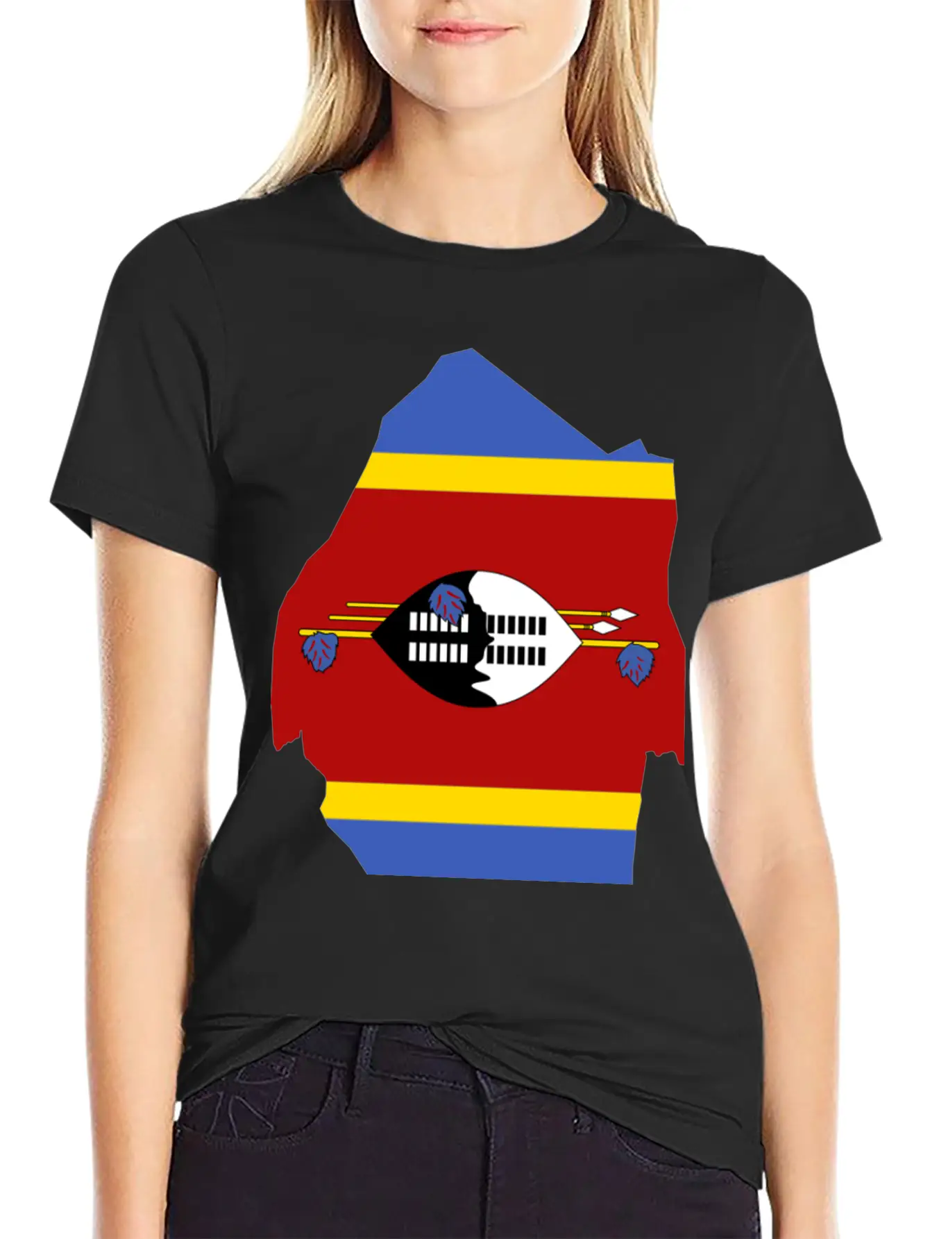 Swaziland Classic Cotton Tee – Unisex Comfort For Any Season
