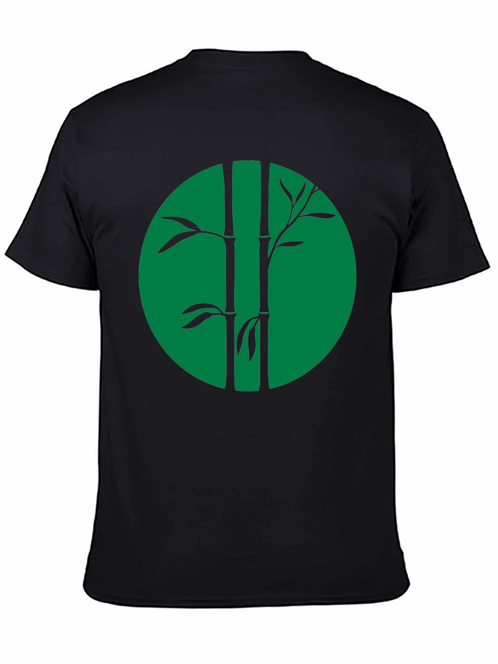 Bamboo Graphic Tee - Cool Black Shirt