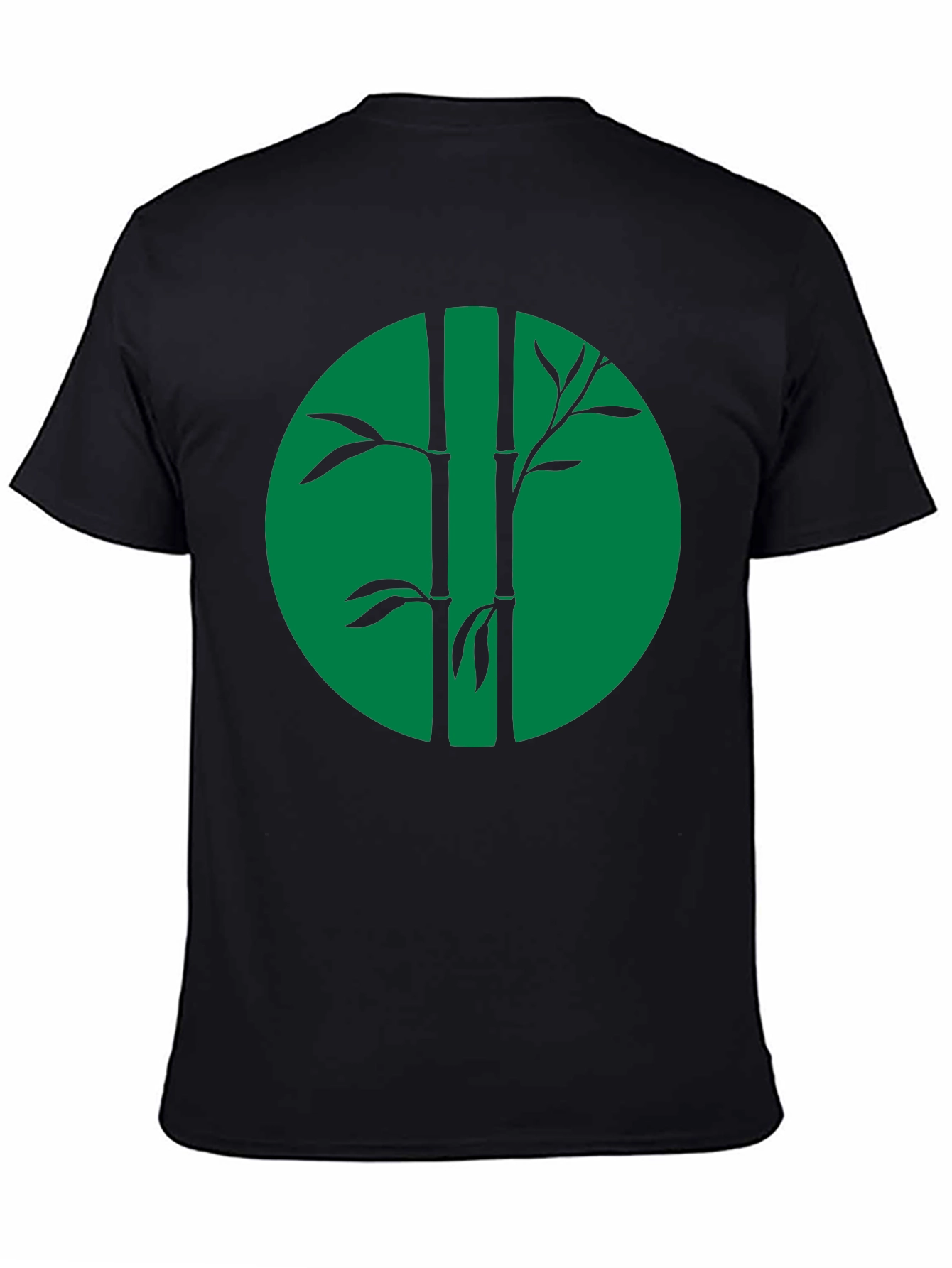 Bamboo Graphic Tee - Cool Black Shirt