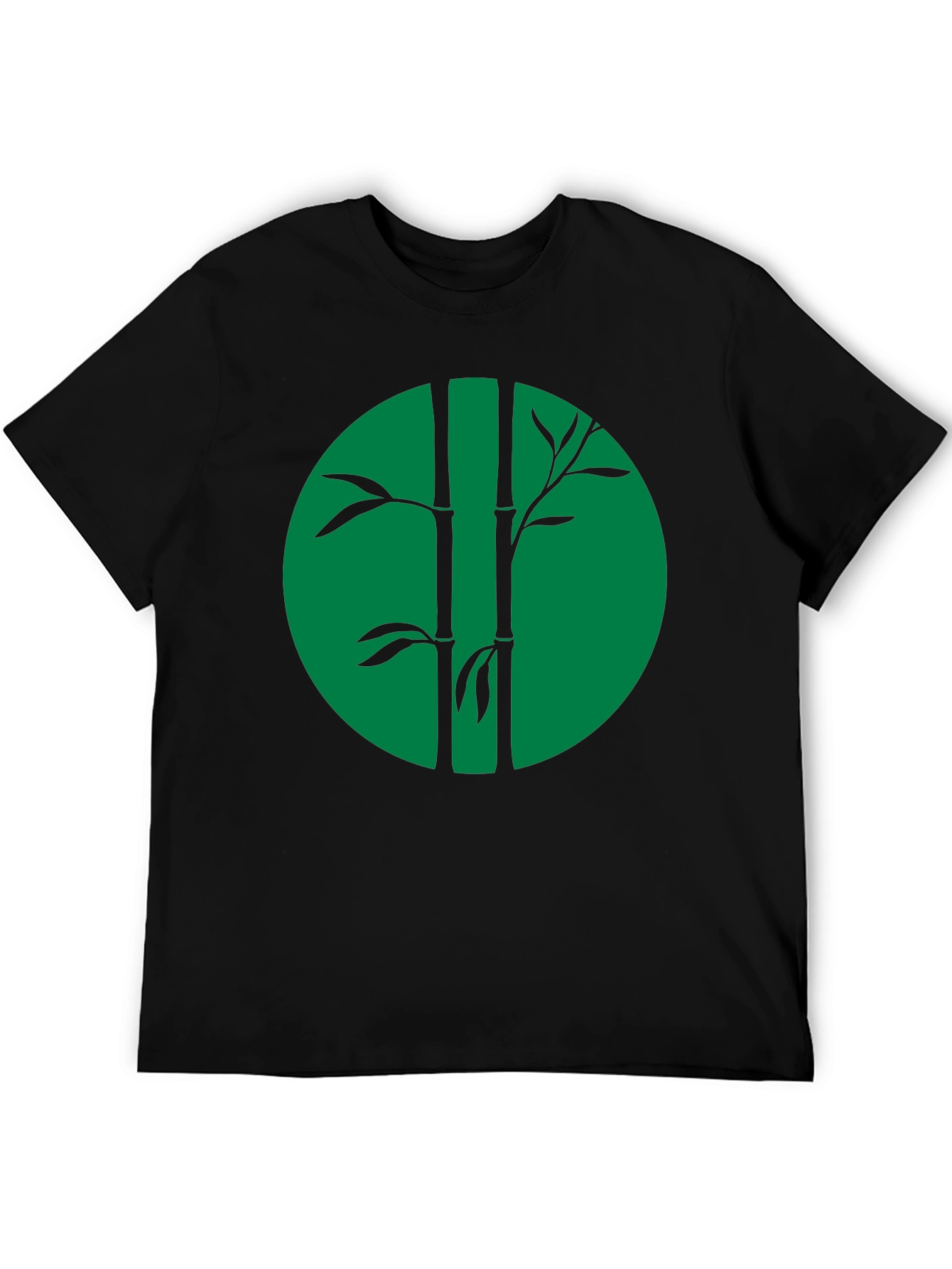 Bamboo Graphic Tee - Cool Black Shirt