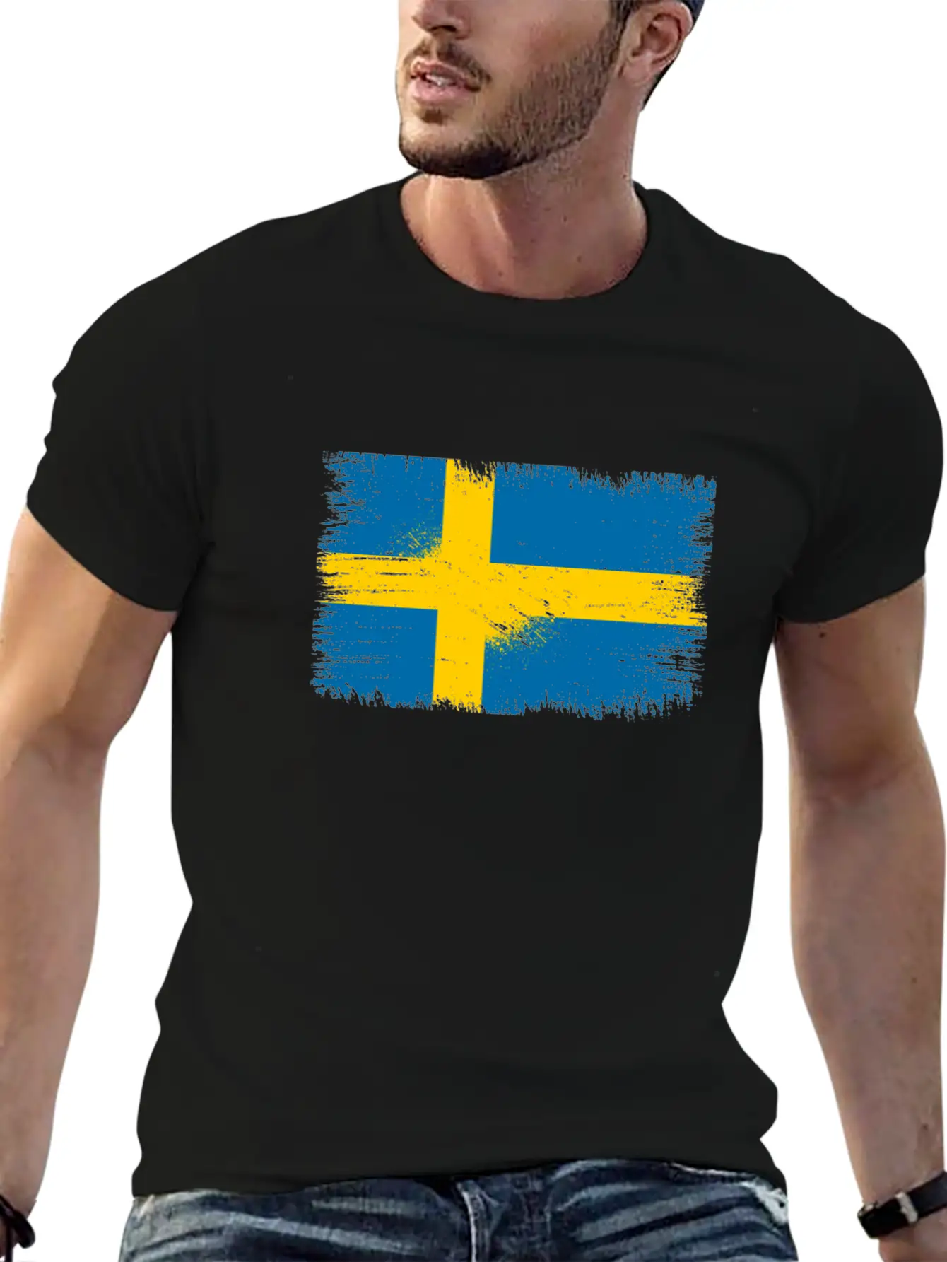 Sweden Flag Unisex Casual T-Shirt – Clean Design For Daily Comfort
