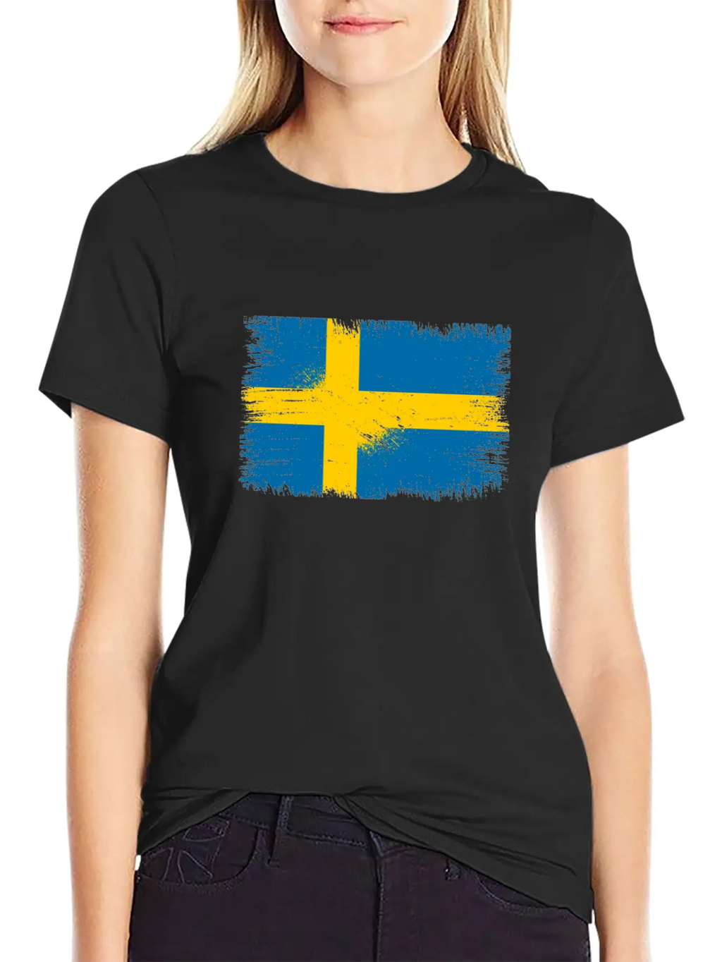 Sweden Flag Unisex Casual T-Shirt – Clean Design For Daily Comfort