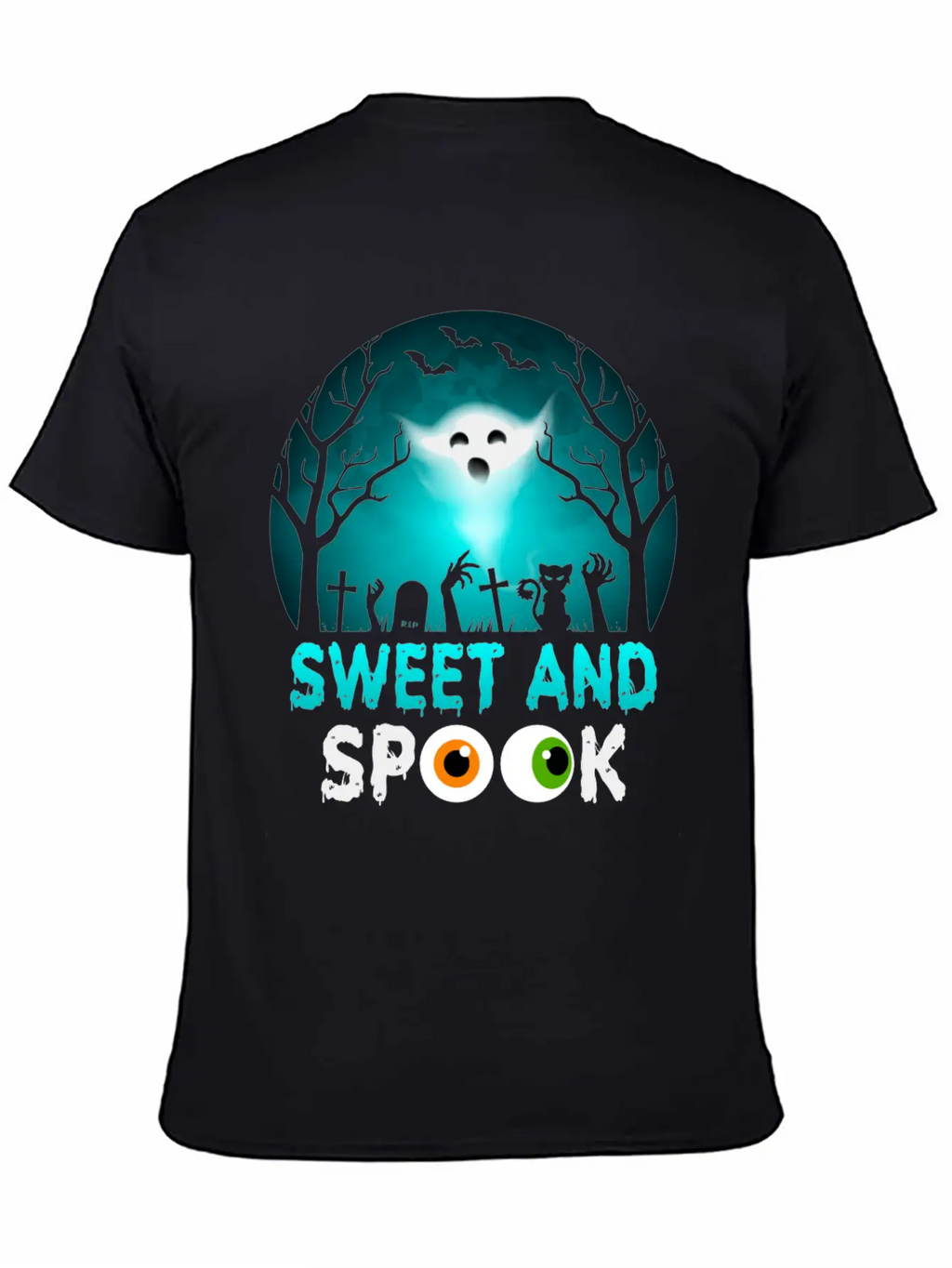 Sweet And Spook Nightmare Funny Halloween Essential Cotton Tee For Daily Outfits – Unisex Style
