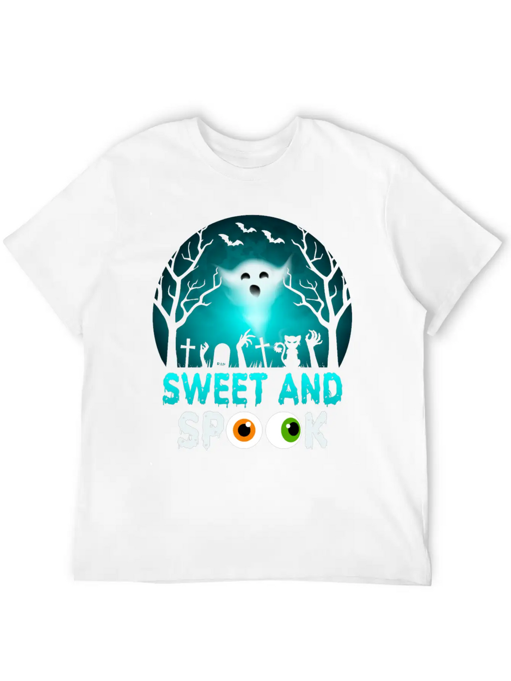 Sweet And Spook Nightmare Funny Halloween Essential Cotton Tee For Daily Outfits – Unisex Style