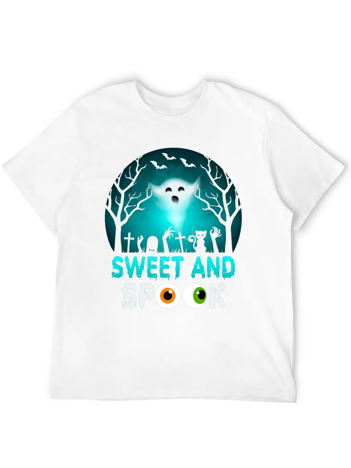 Sweet And Spook Nightmare Funny Halloween Essential Cotton Tee For Daily Outfits – Unisex Style