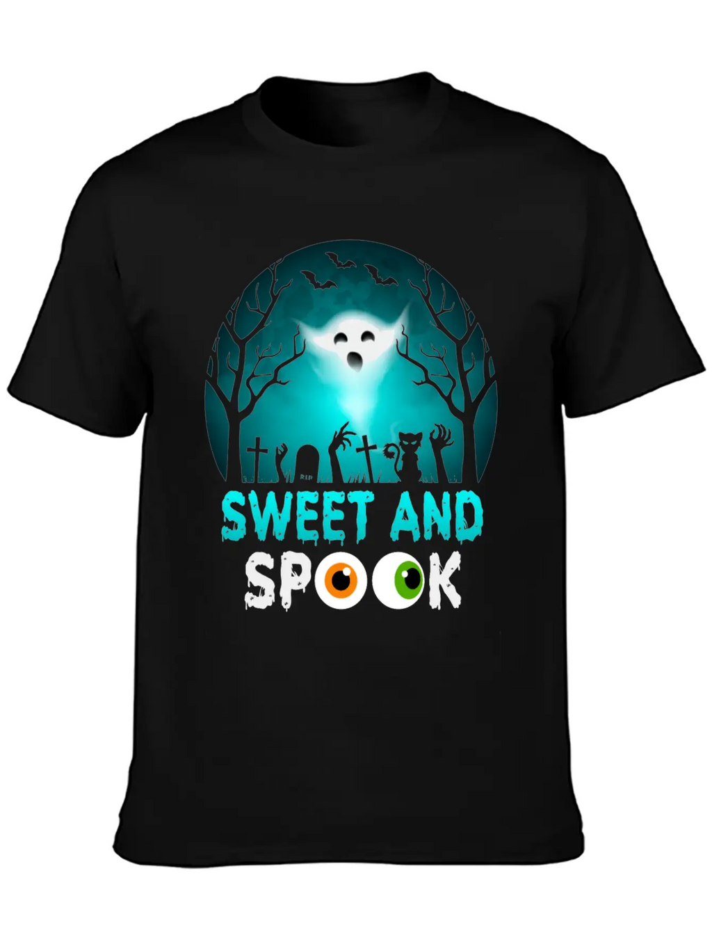 Sweet And Spook Nightmare Funny Halloween Essential Cotton Tee For Daily Outfits – Unisex Style