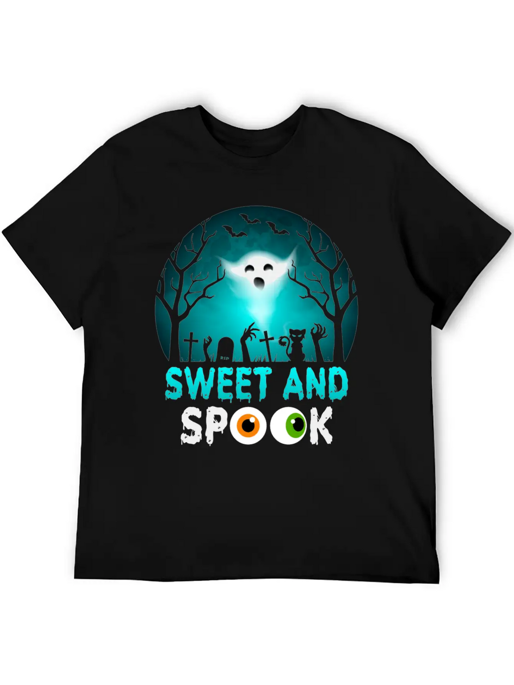 Sweet And Spook Nightmare Funny Halloween Essential Cotton Tee For Daily Outfits – Unisex Style
