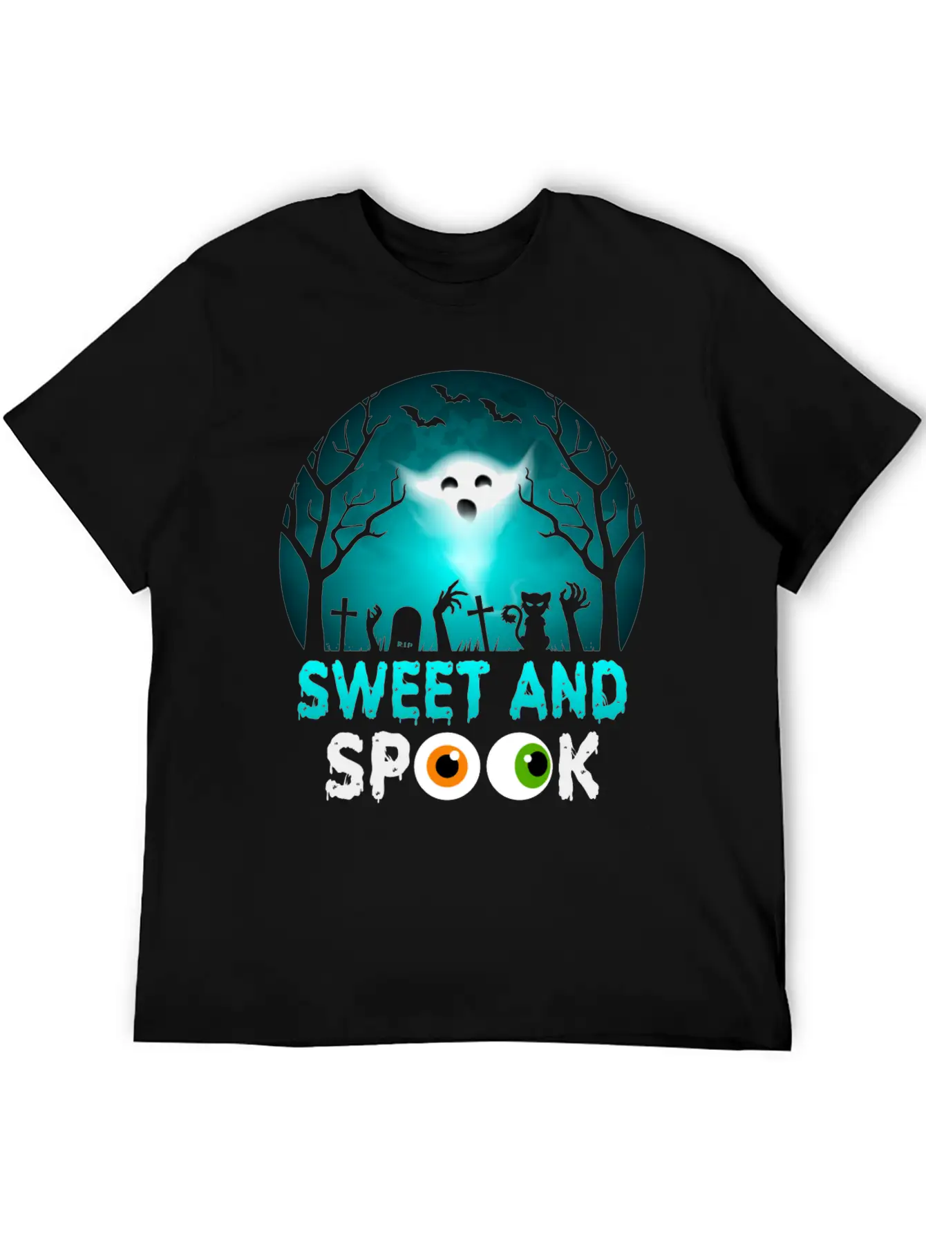 Sweet And Spook Nightmare Funny Halloween Essential Cotton Tee For Daily Outfits – Unisex Style
