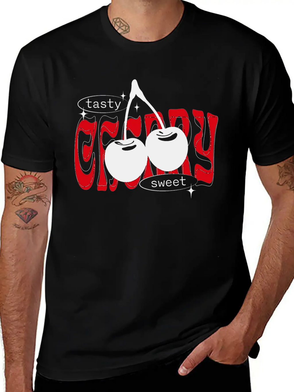 Sweet CherriesTrendy Cherry Streetwear Classic Cotton Tee – Unisex Comfort For Any Season