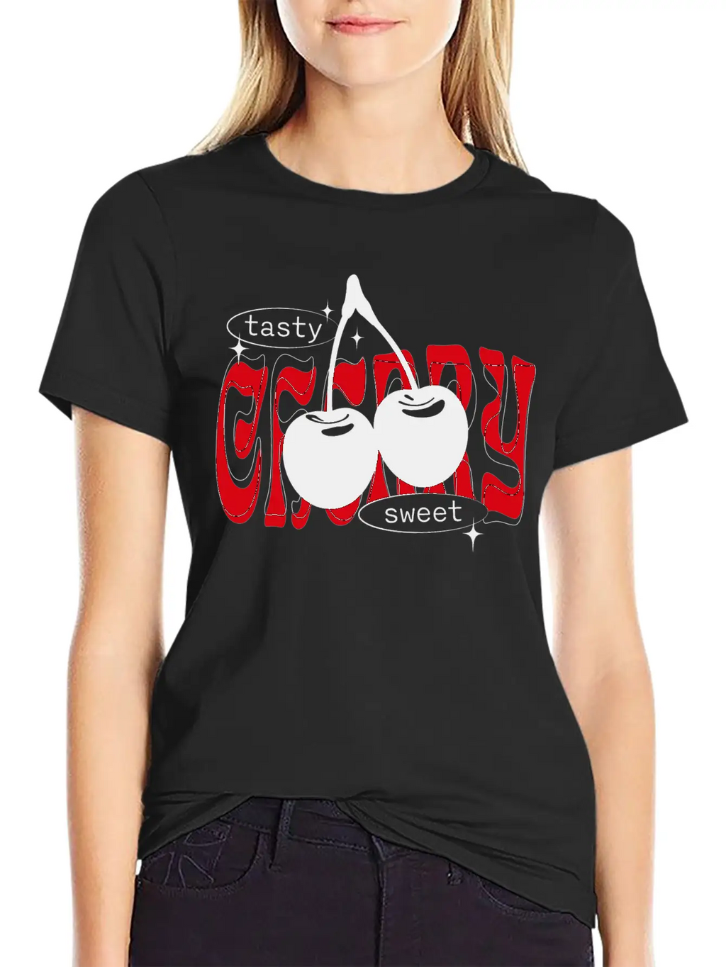 Sweet CherriesTrendy Cherry Streetwear Classic Cotton Tee – Unisex Comfort For Any Season