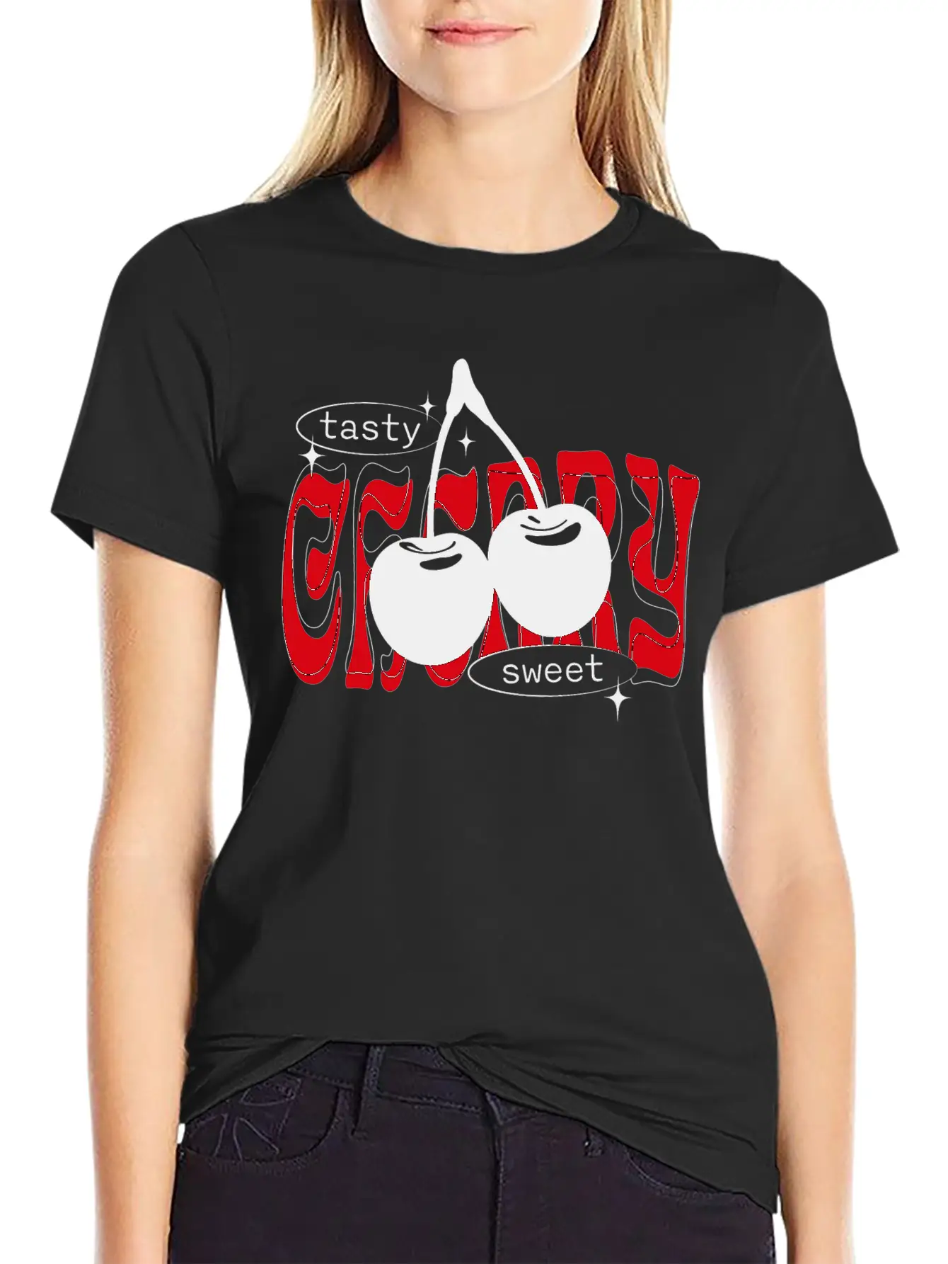 Sweet CherriesTrendy Cherry Streetwear Classic Cotton Tee – Unisex Comfort For Any Season