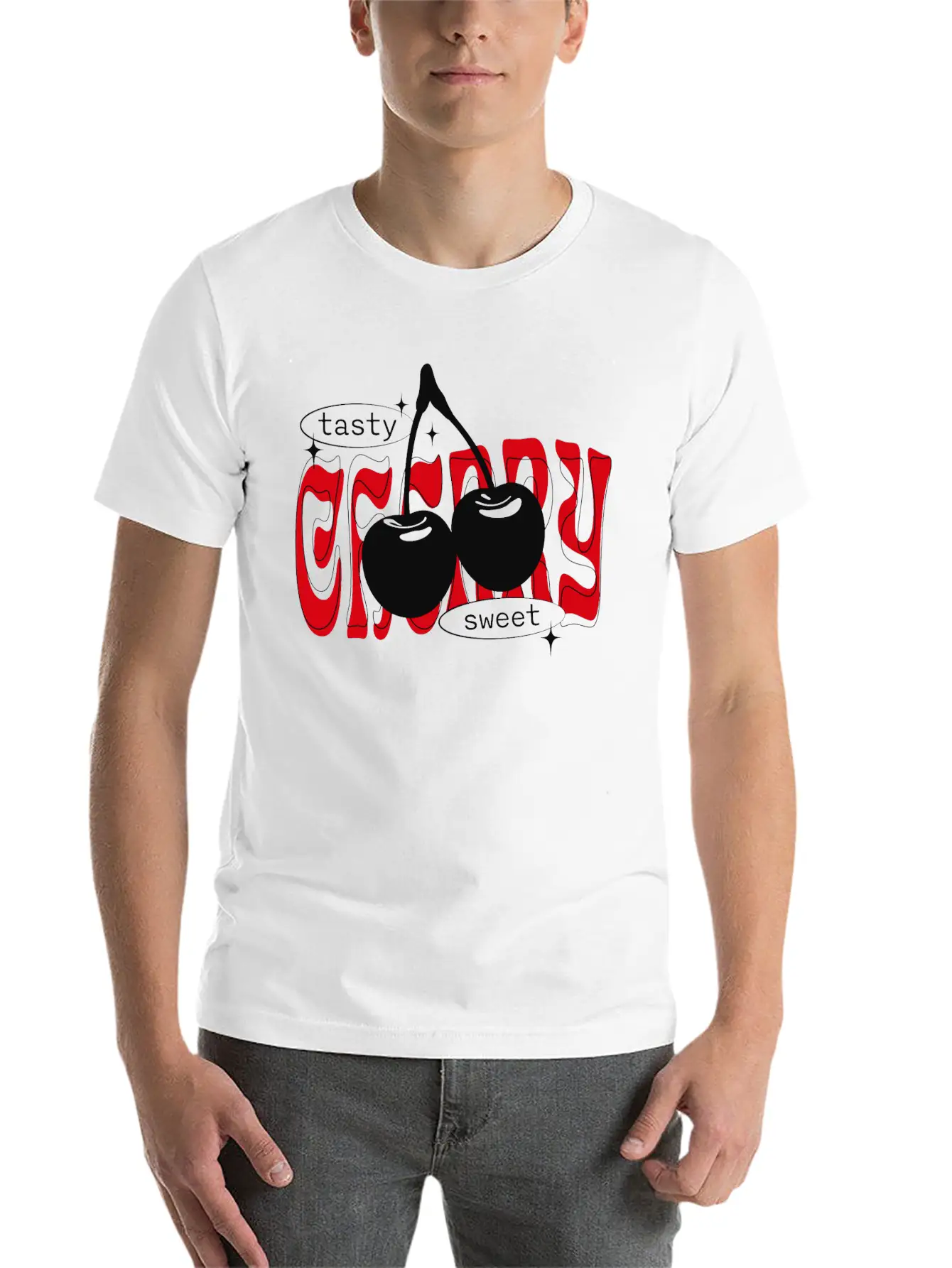 Sweet CherriesTrendy Cherry Streetwear Classic Cotton Tee – Unisex Comfort For Any Season