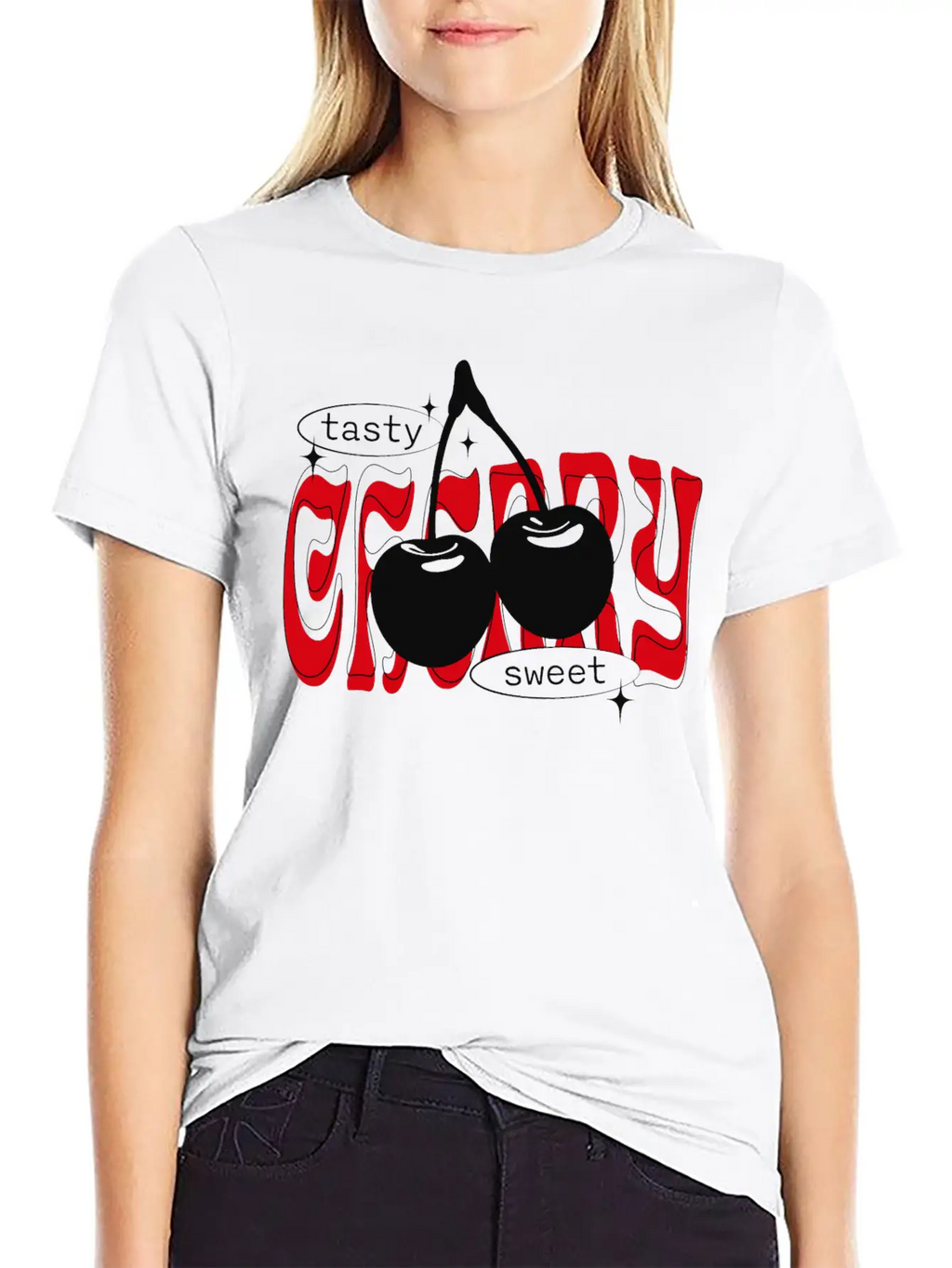 Sweet CherriesTrendy Cherry Streetwear Classic Cotton Tee – Unisex Comfort For Any Season