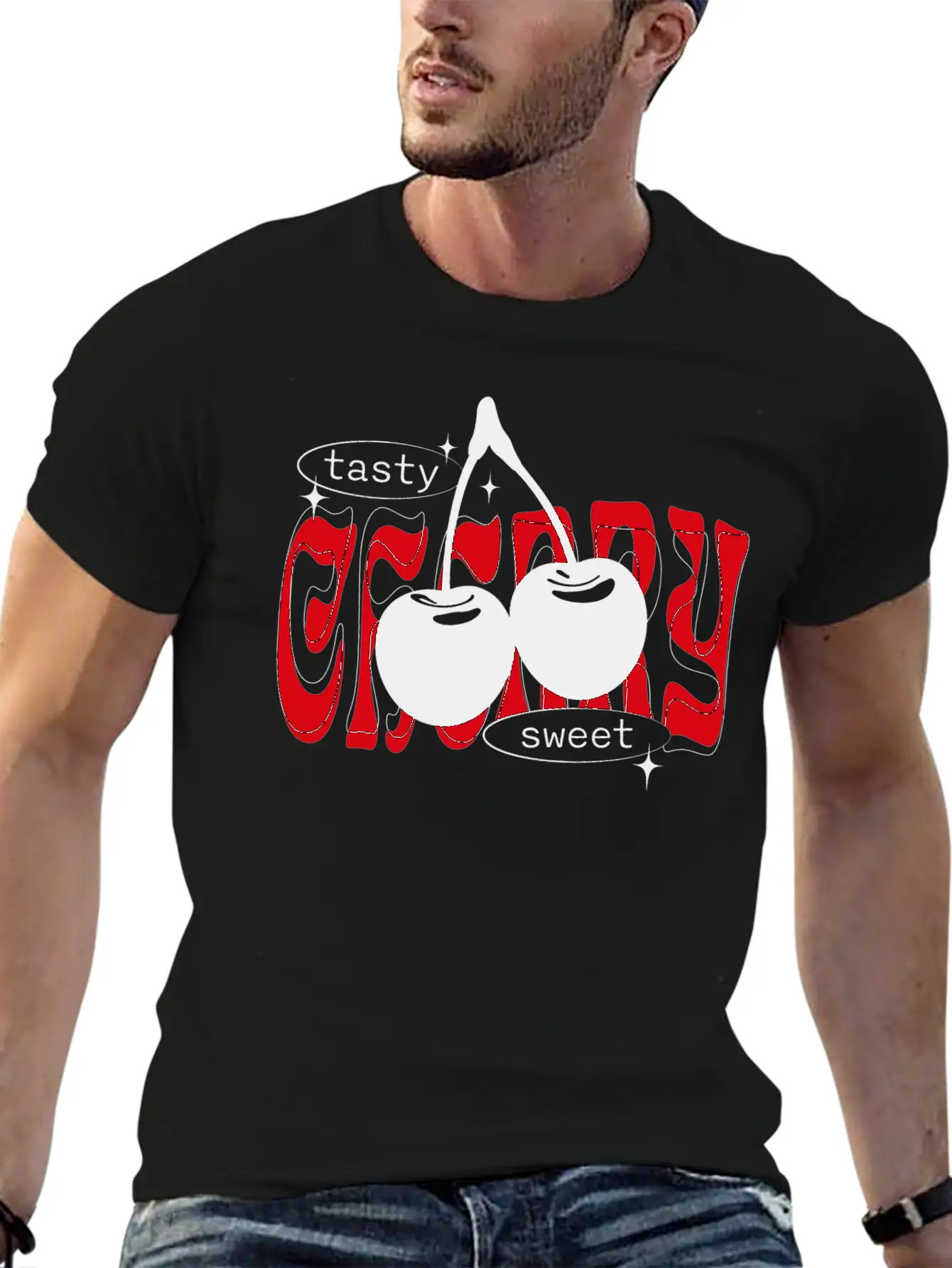 Sweet CherriesTrendy Cherry Streetwear Classic Cotton Tee – Unisex Comfort For Any Season