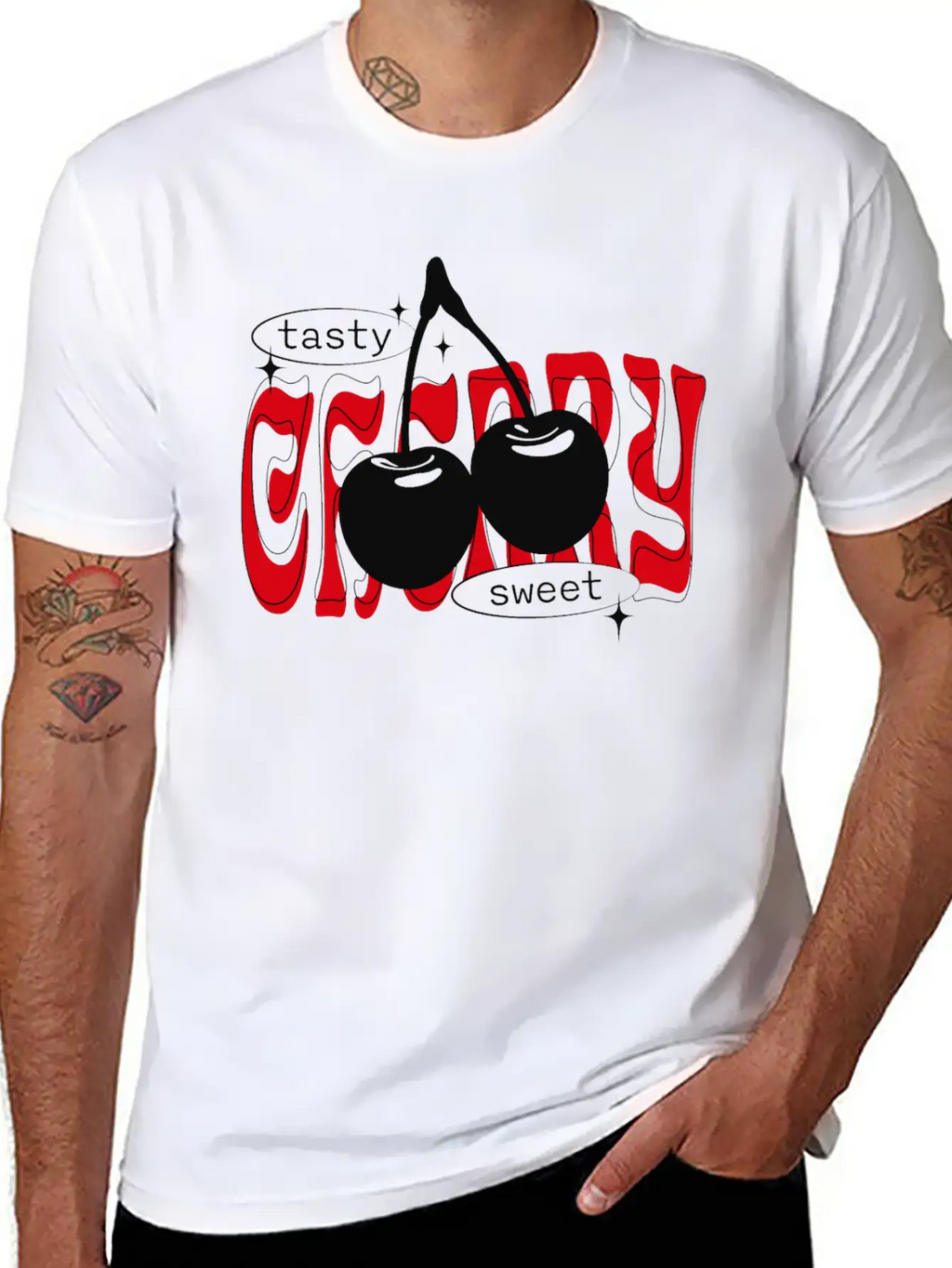 Sweet CherriesTrendy Cherry Streetwear Classic Cotton Tee – Unisex Comfort For Any Season