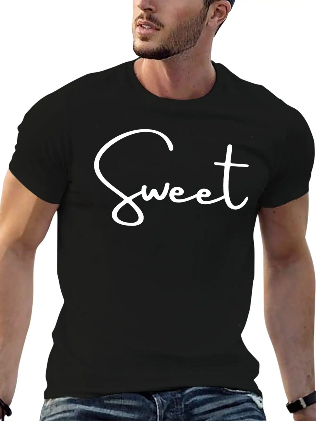 SWEET Shirt Breathable Graphic T-Shirt – Perfect For Casual Days