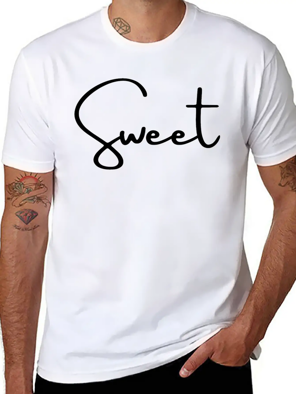 SWEET Shirt Breathable Graphic T-Shirt – Perfect For Casual Days