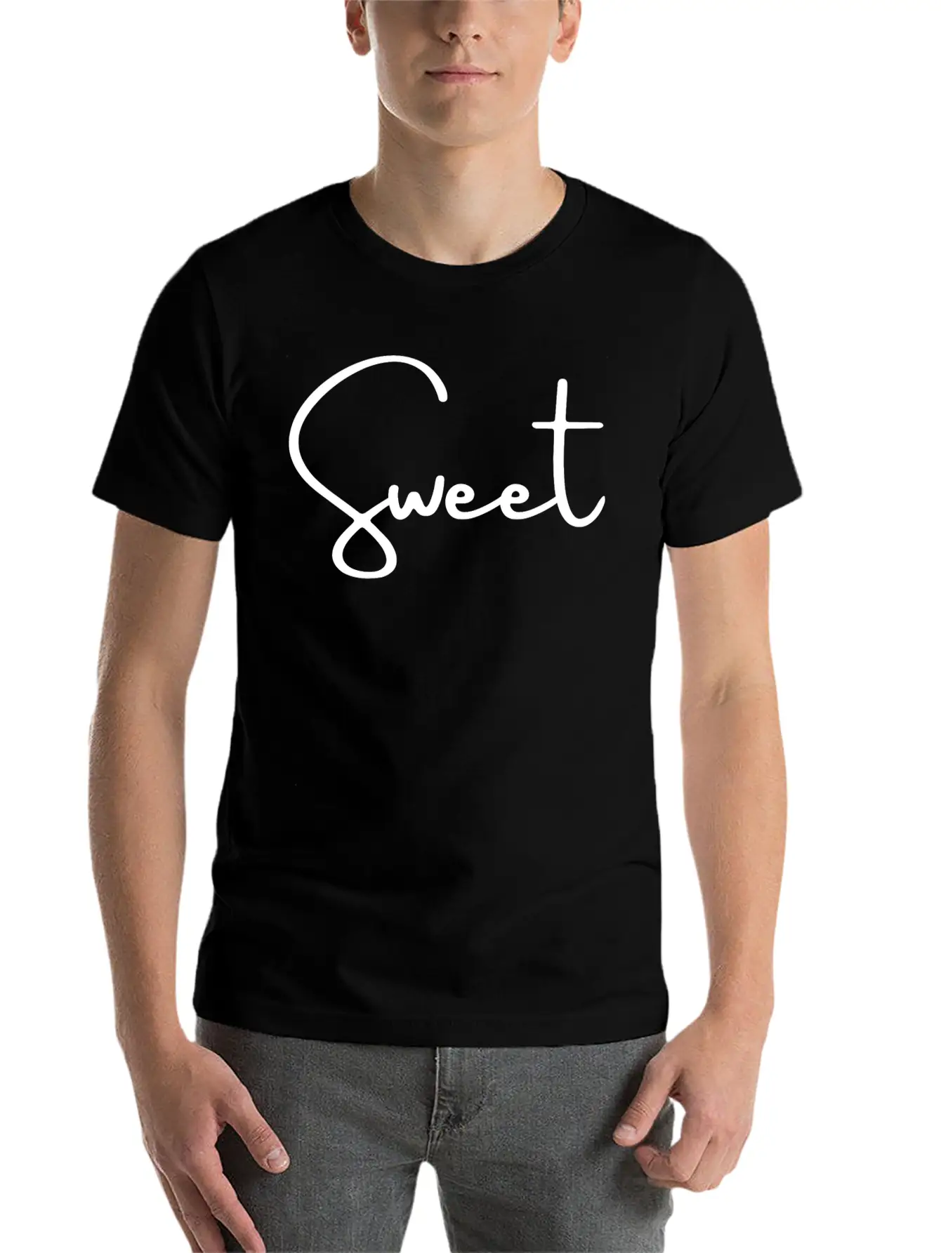 SWEET Shirt Breathable Graphic T-Shirt – Perfect For Casual Days