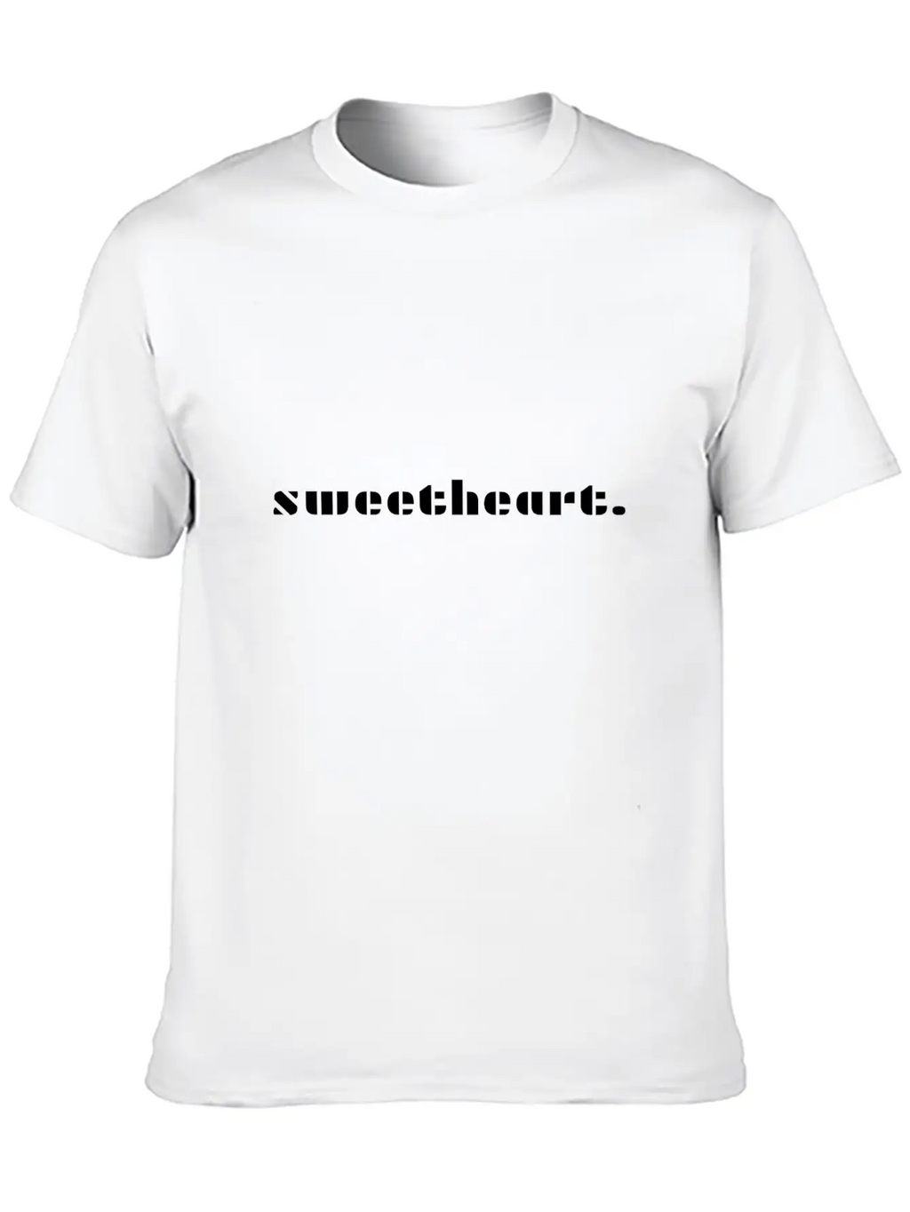 Sweetheart Mood Chic Gift Gift Ideas Breathable Soft Cotton T-Shirt – Timeless Casual Look