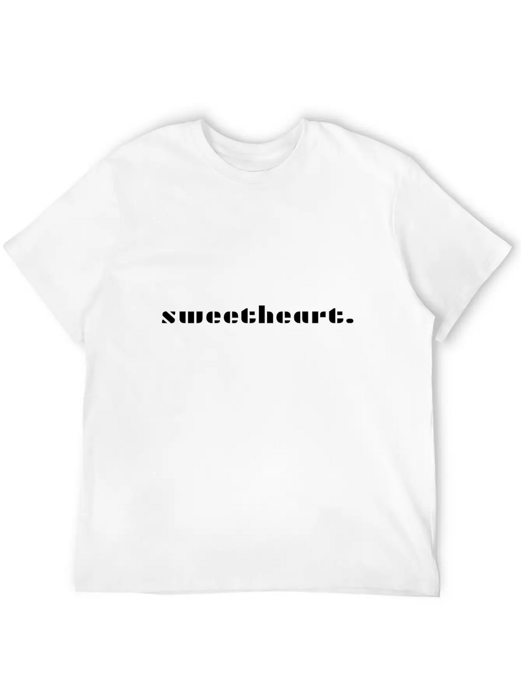 Sweetheart Mood Chic Gift Gift Ideas Breathable Soft Cotton T-Shirt – Timeless Casual Look