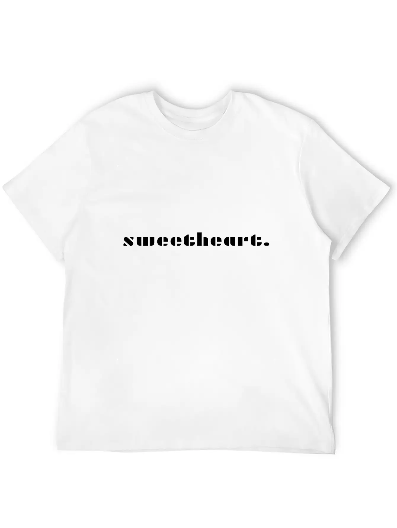 Sweetheart Mood Chic Gift Gift Ideas Breathable Soft Cotton T-Shirt – Timeless Casual Look