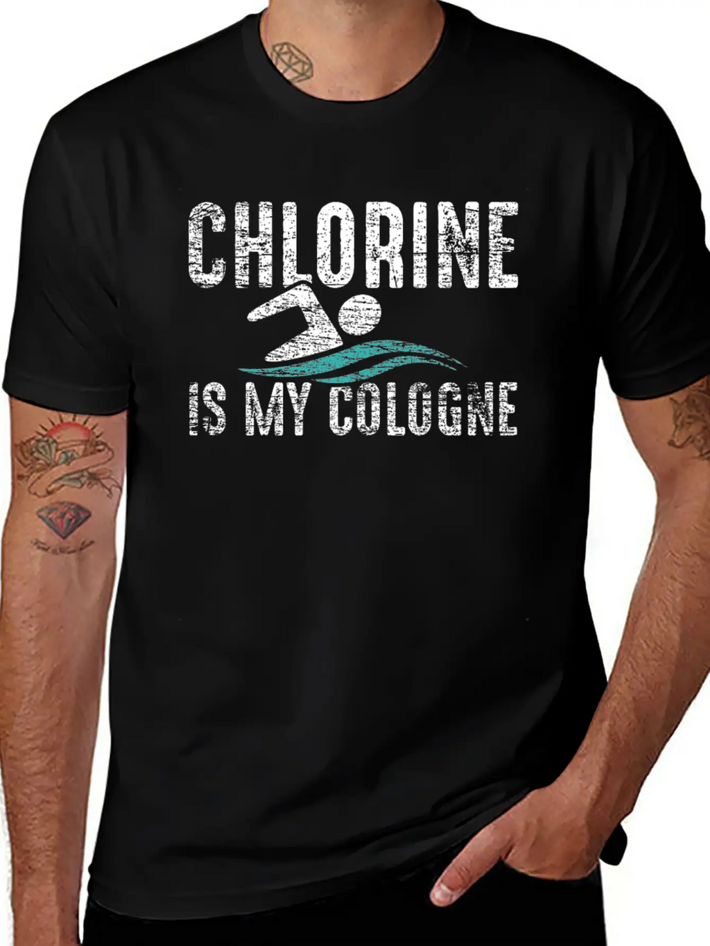 Swimming Chlorine Classic Cotton Tee – Unisex Comfort For Any Season