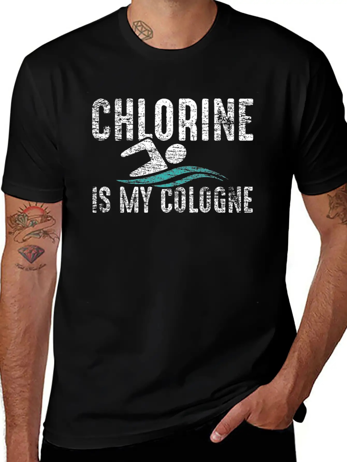 Swimming Chlorine Classic Cotton Tee – Unisex Comfort For Any Season