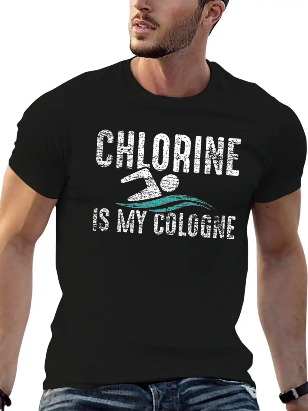 Swimming Chlorine Classic Cotton Tee – Unisex Comfort For Any Season