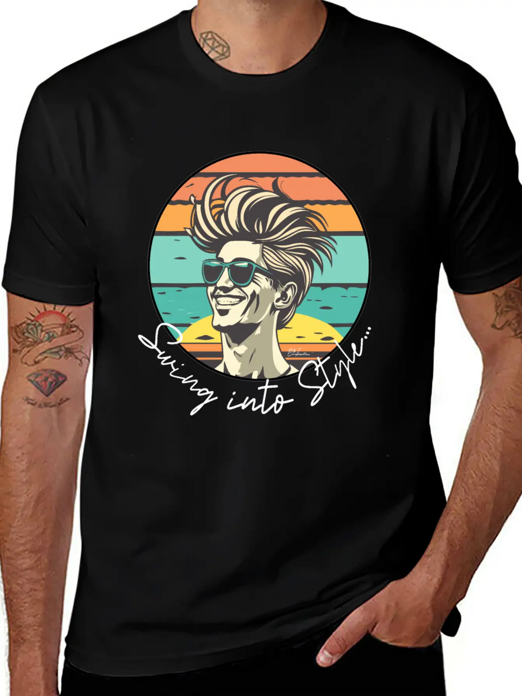 Swing Into Style Classic Cotton Tee – Unisex Comfort For Any Season