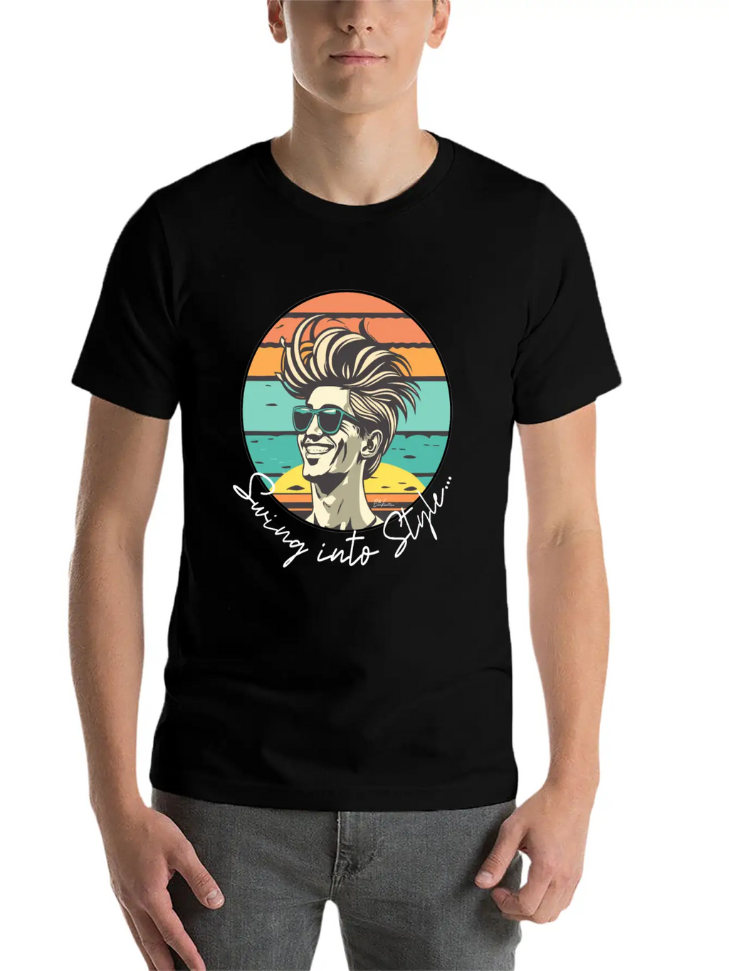 Swing Into Style Classic Cotton Tee – Unisex Comfort For Any Season